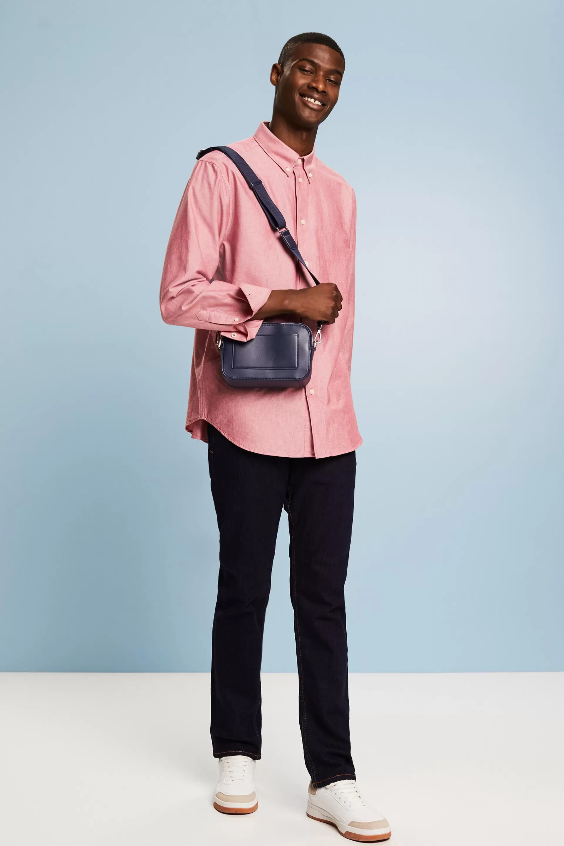 Hemd aus Baumwoll-Popeline-ESPRIT Fashion