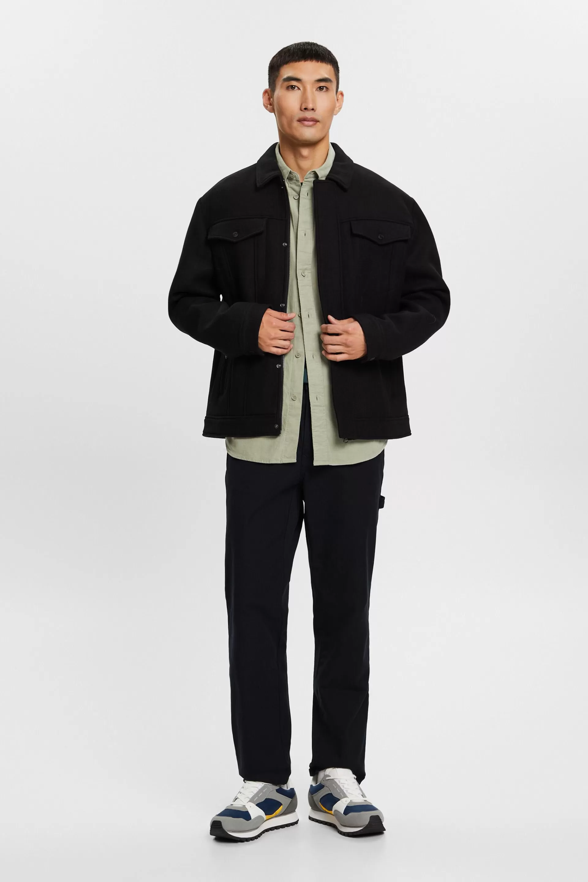 Hemd aus Cord, 100% Baumwolle-ESPRIT Shop