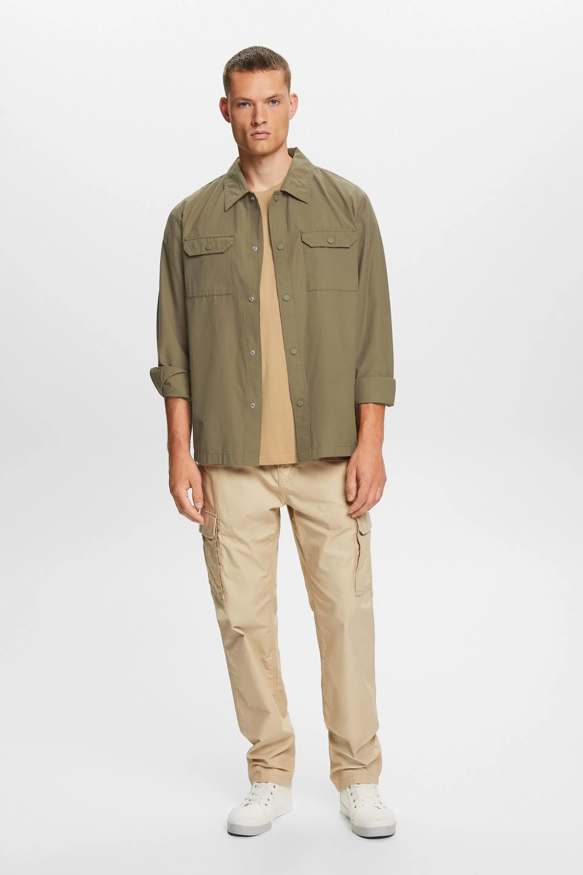 Hemd im Utility-Stil, Baumwollmix-ESPRIT Clearance