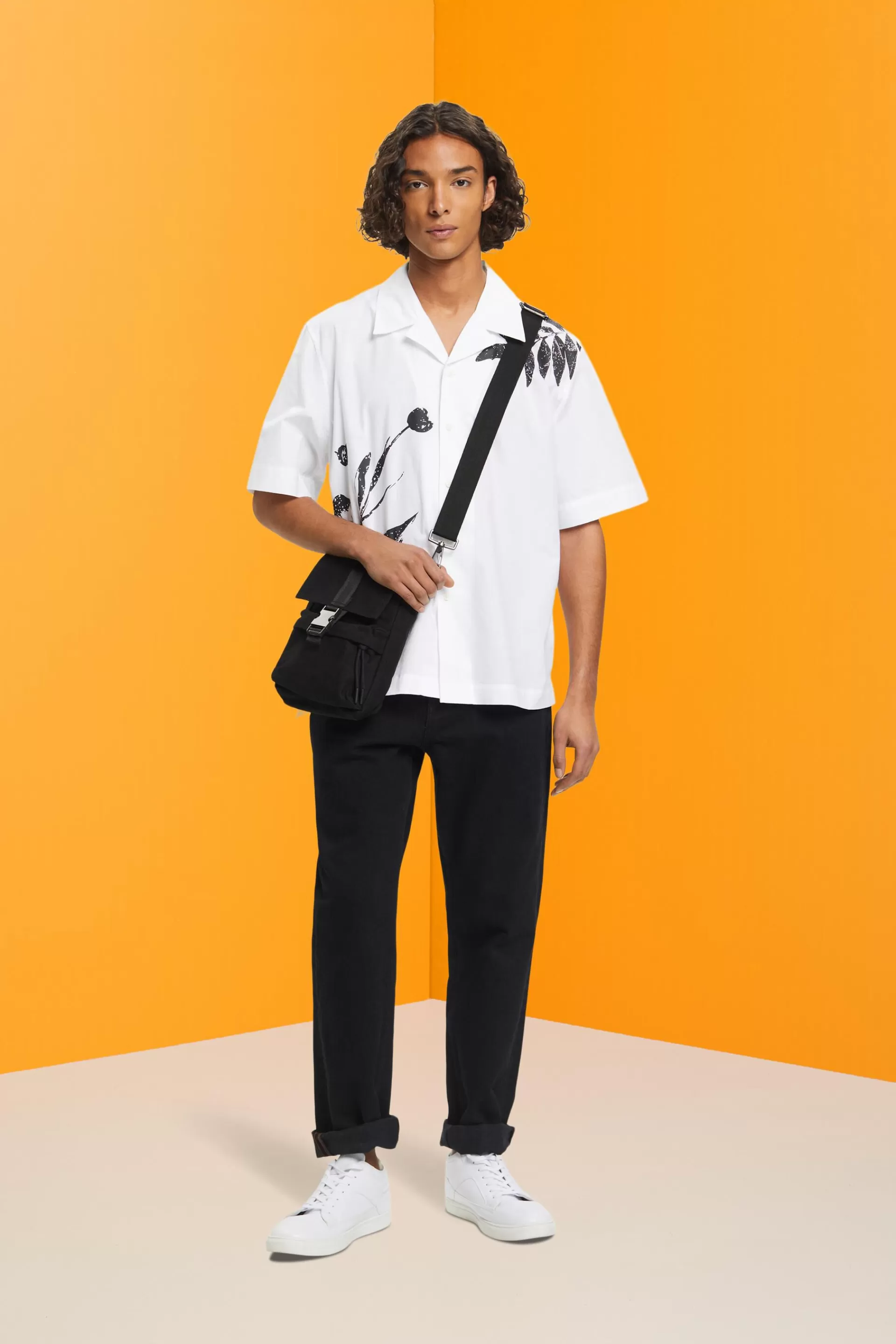 Hemd mit großem Blumen-Print-ESPRIT Sale
