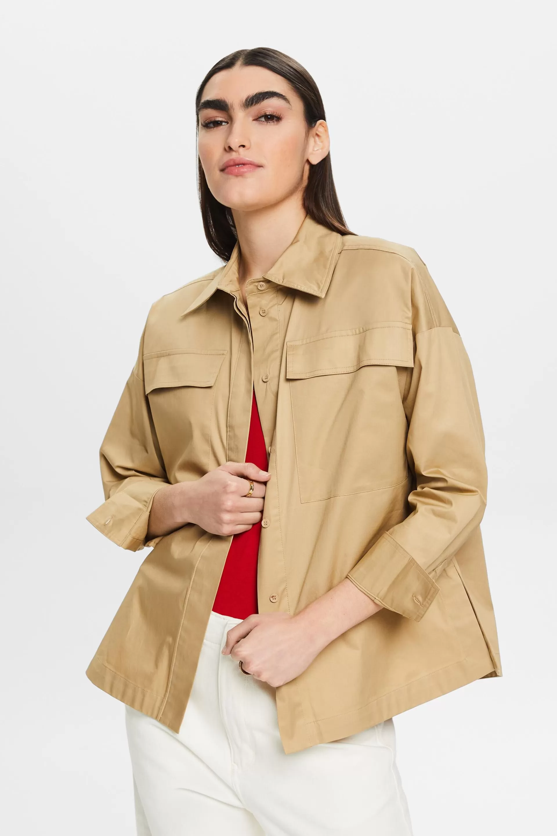 Hemdbluse im Utility-Stil-ESPRIT Store