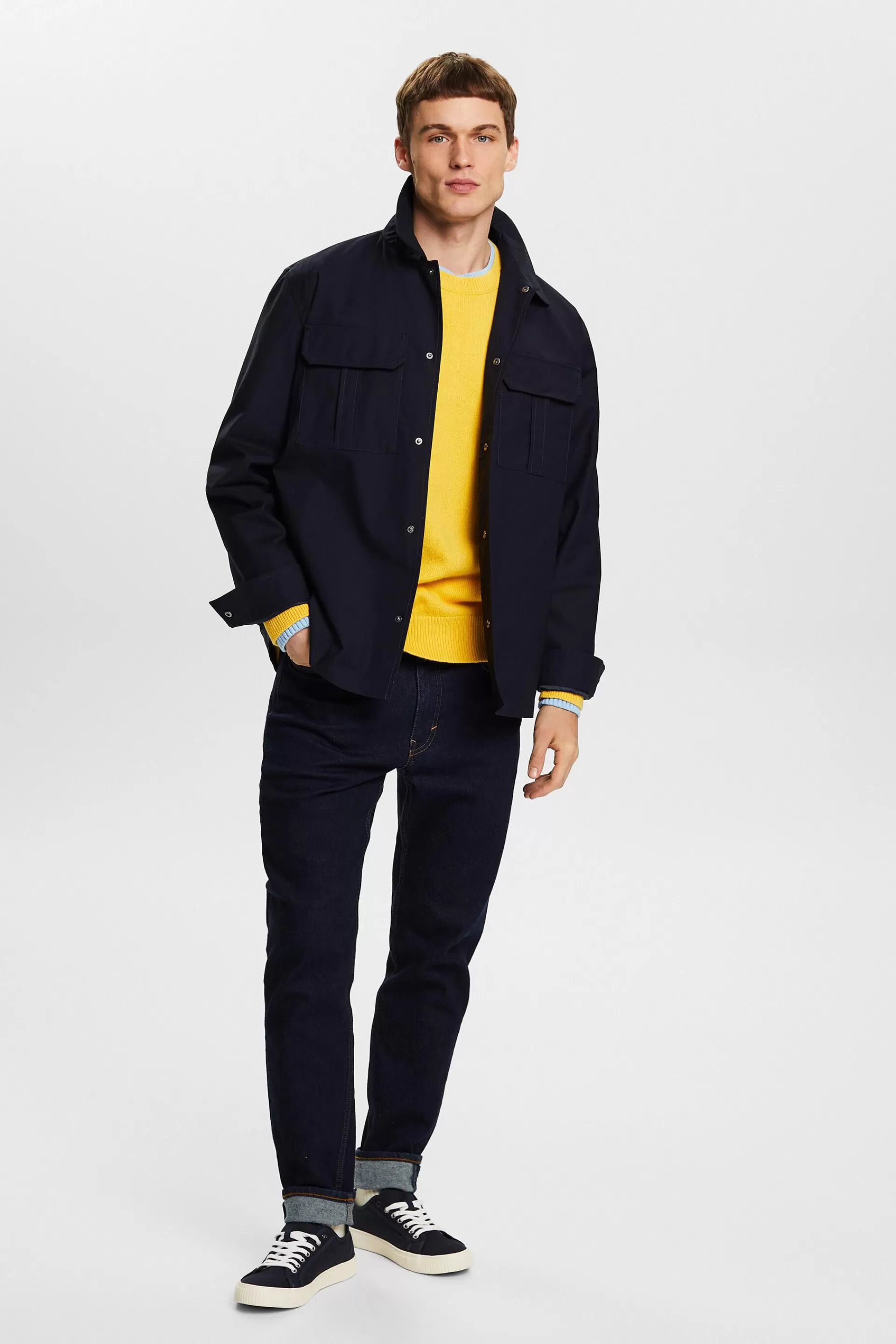 Hemdjacke aus Twill-ESPRIT Discount