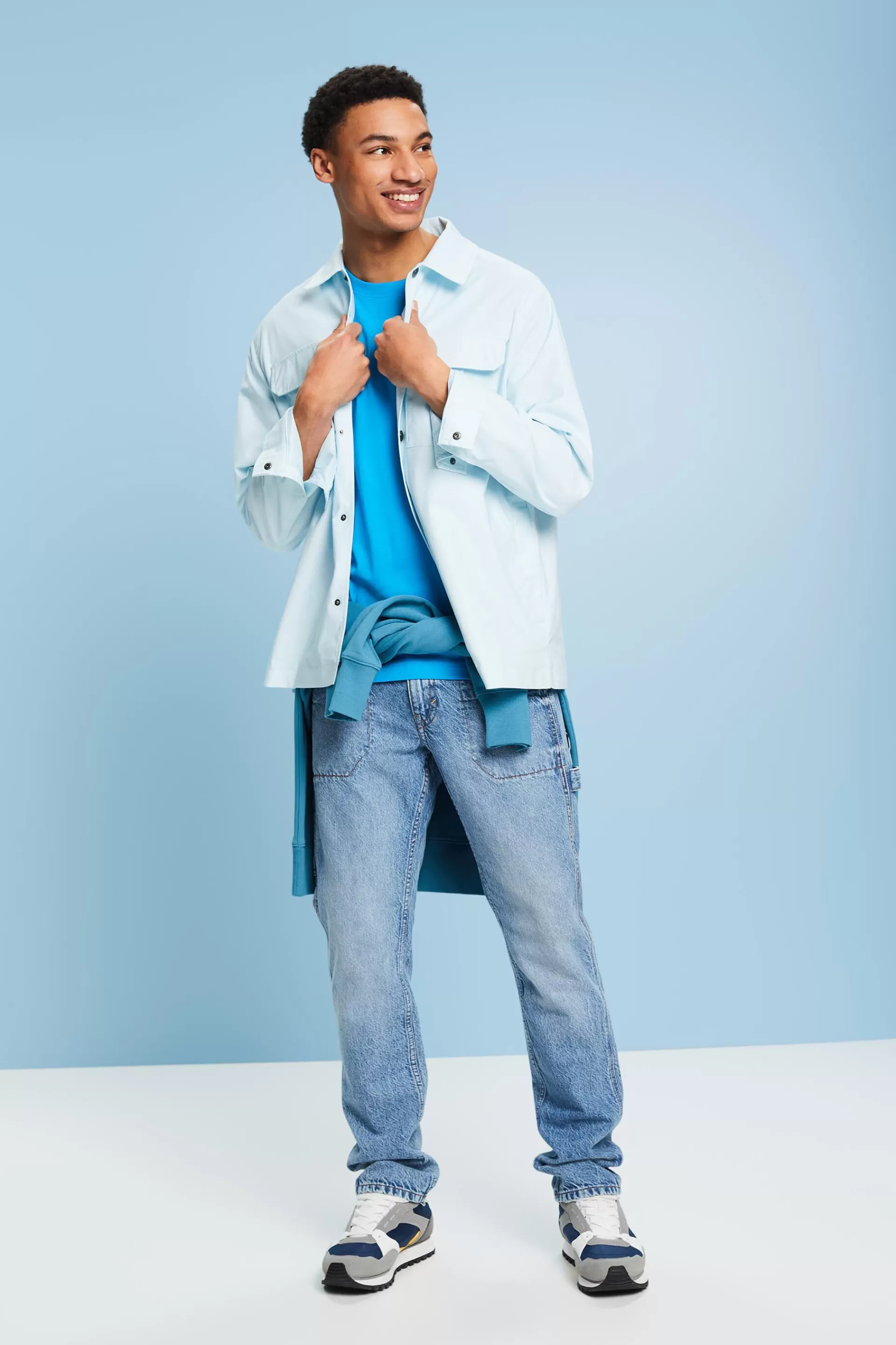 Hemdjacke aus Twill-ESPRIT Online