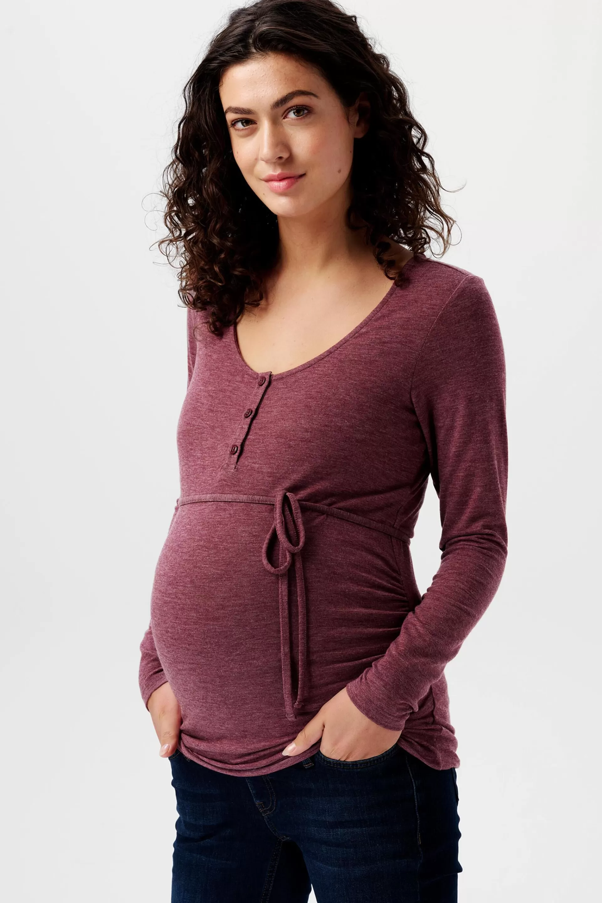 Henley-Longsleeve aus Jersey-ESPRIT Sale