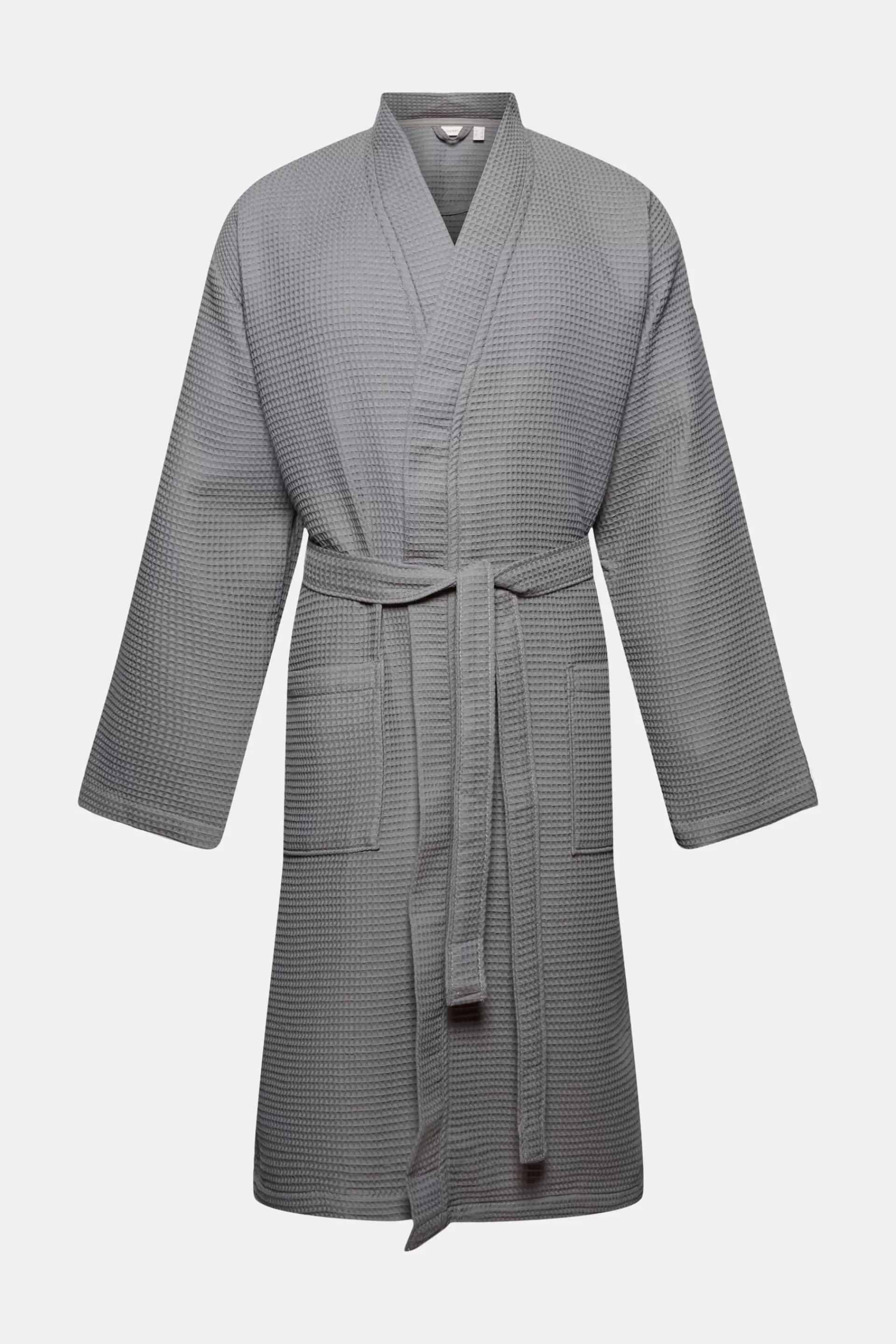 Herren Bademantel aus Waffelpiqué, Baumwolle-ESPRIT Outlet