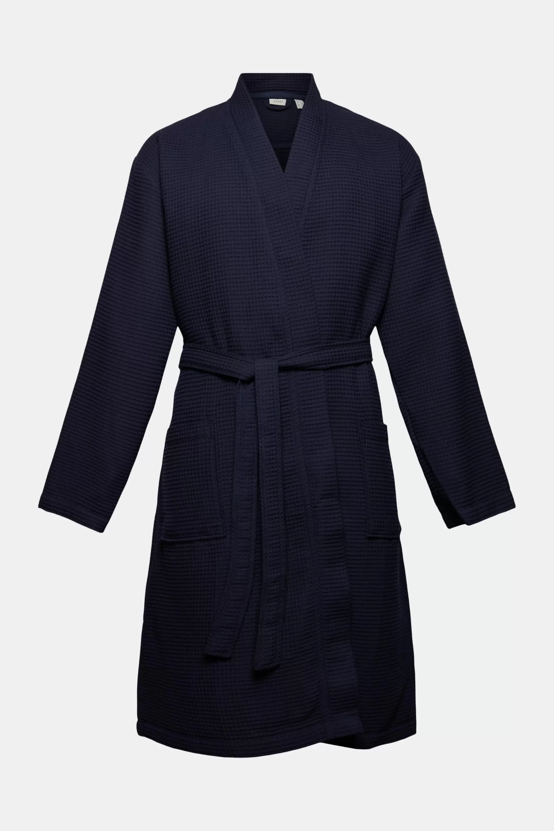 Herren Bademantel aus Waffelpiqué, Baumwolle-ESPRIT Discount
