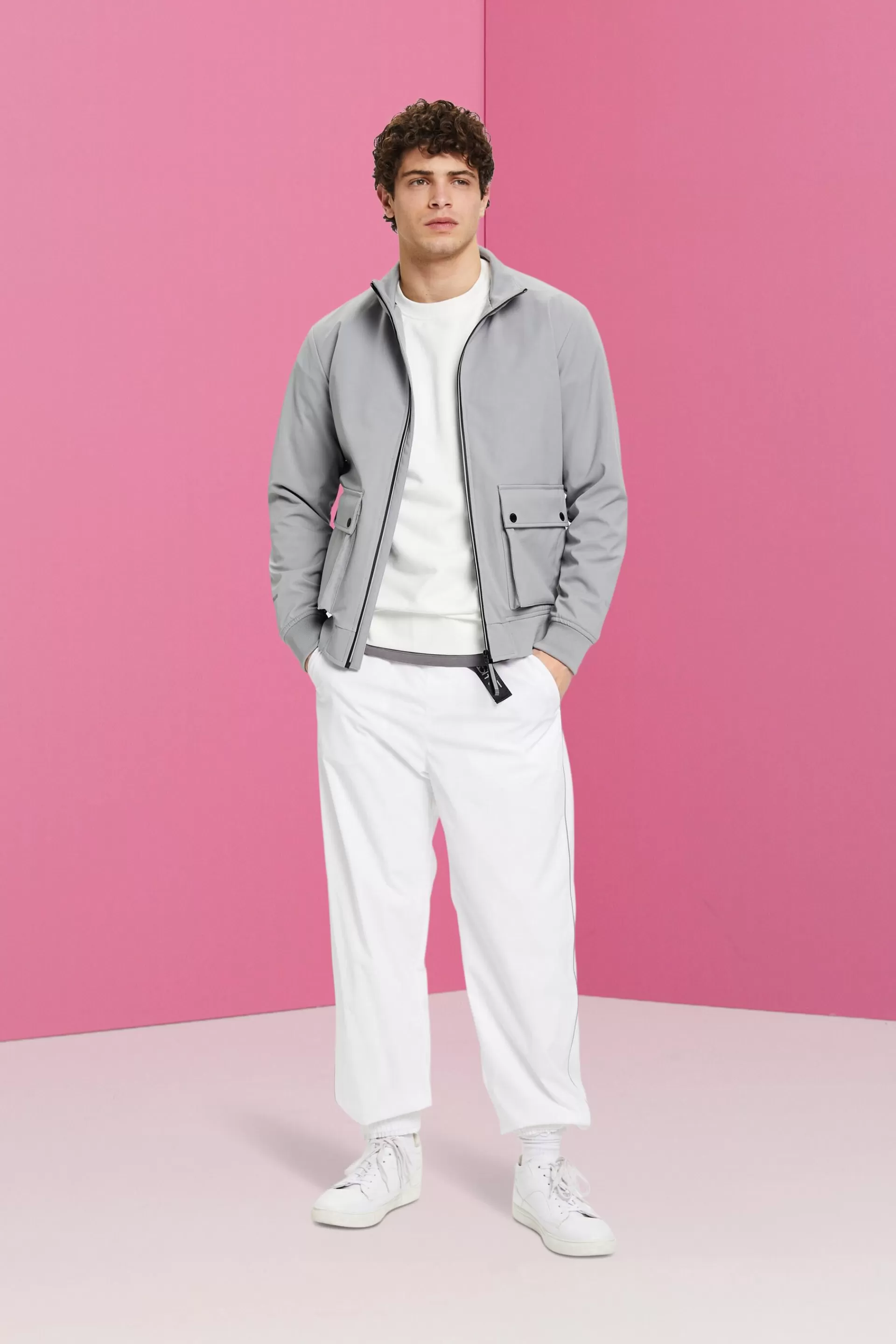 Herringbone-Softshelljacke-ESPRIT Flash Sale