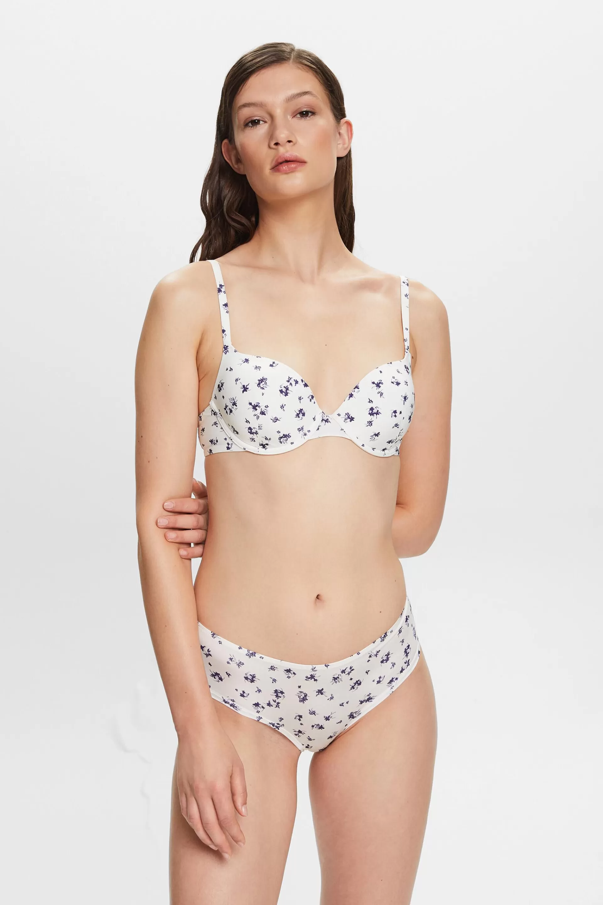 Hipster-Shorts aus Mikrofaser mit Print-ESPRIT New