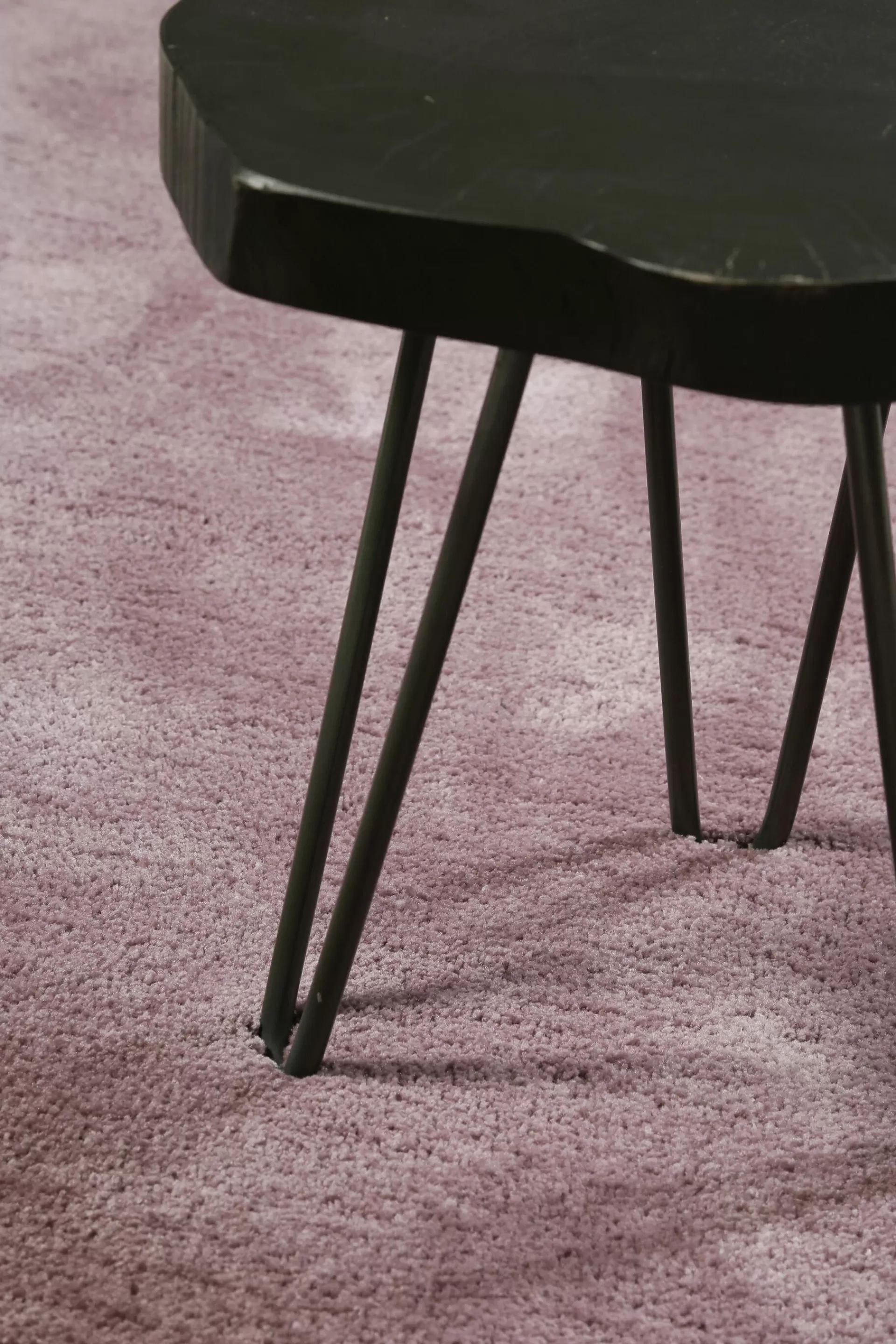 Hochflor-Teppich im unifarbenen Design-ESPRIT Online