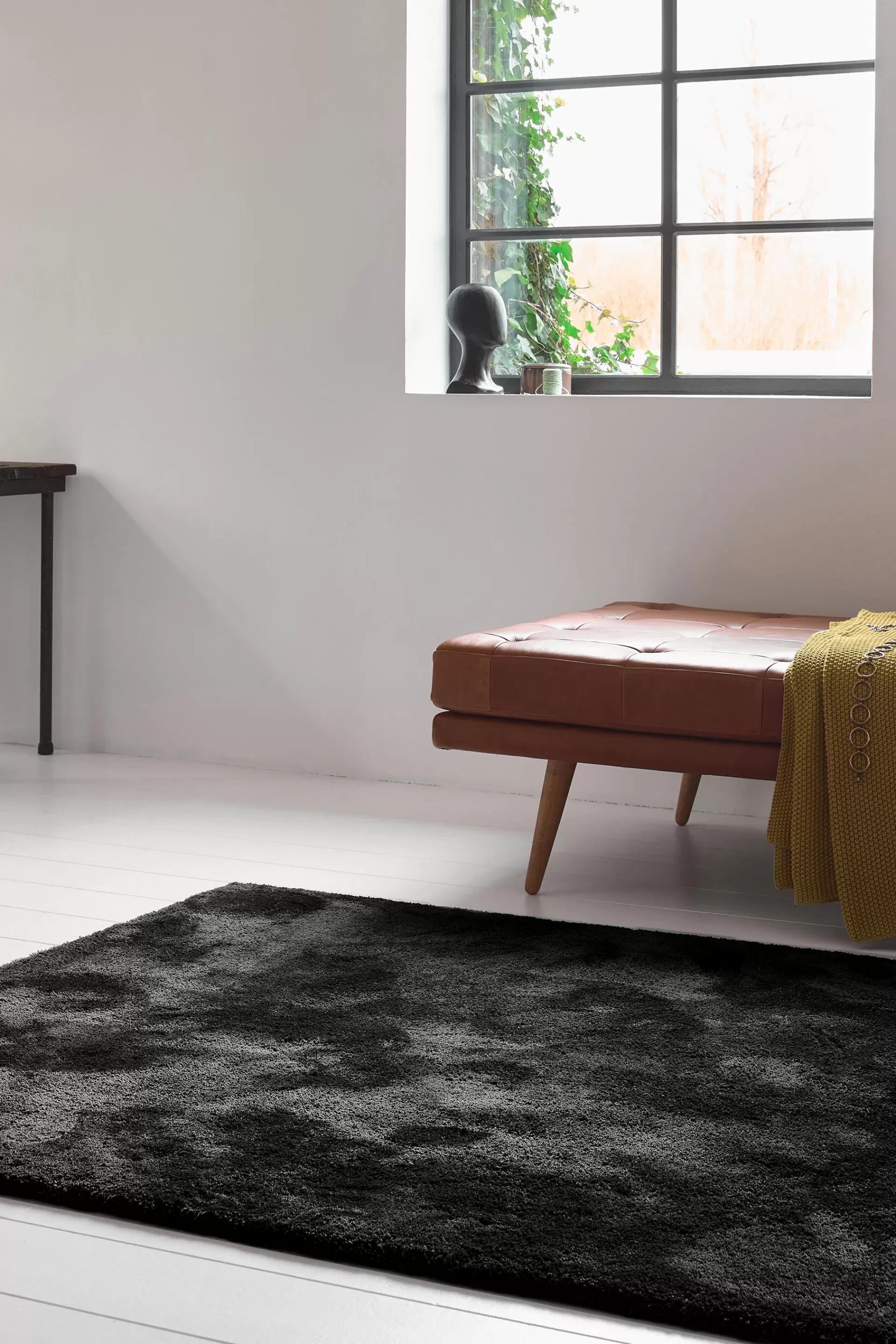 Hochflor-Teppich im unifarbenen Design-ESPRIT Discount