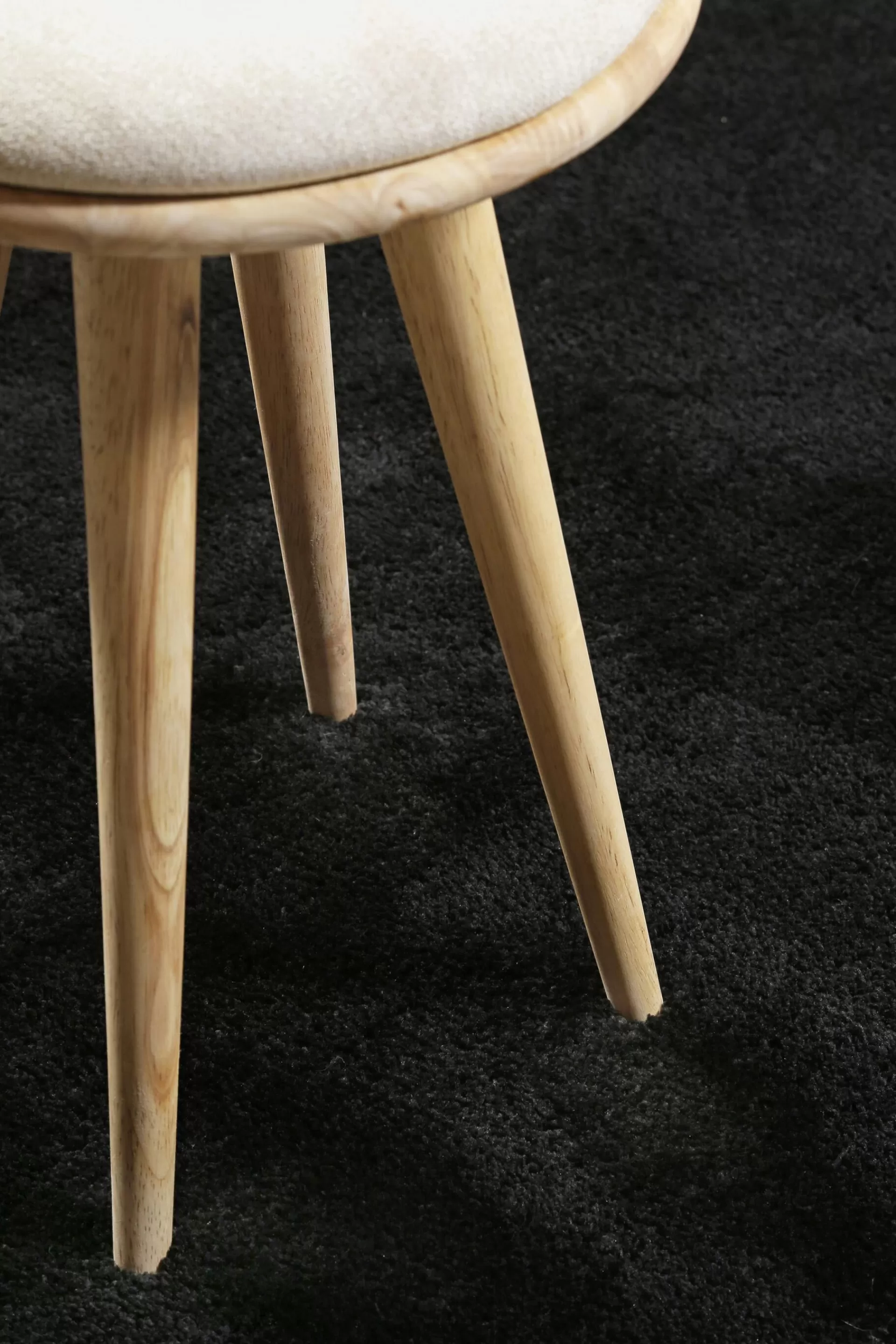 Hochflor-Teppich im unifarbenen Design-ESPRIT Discount