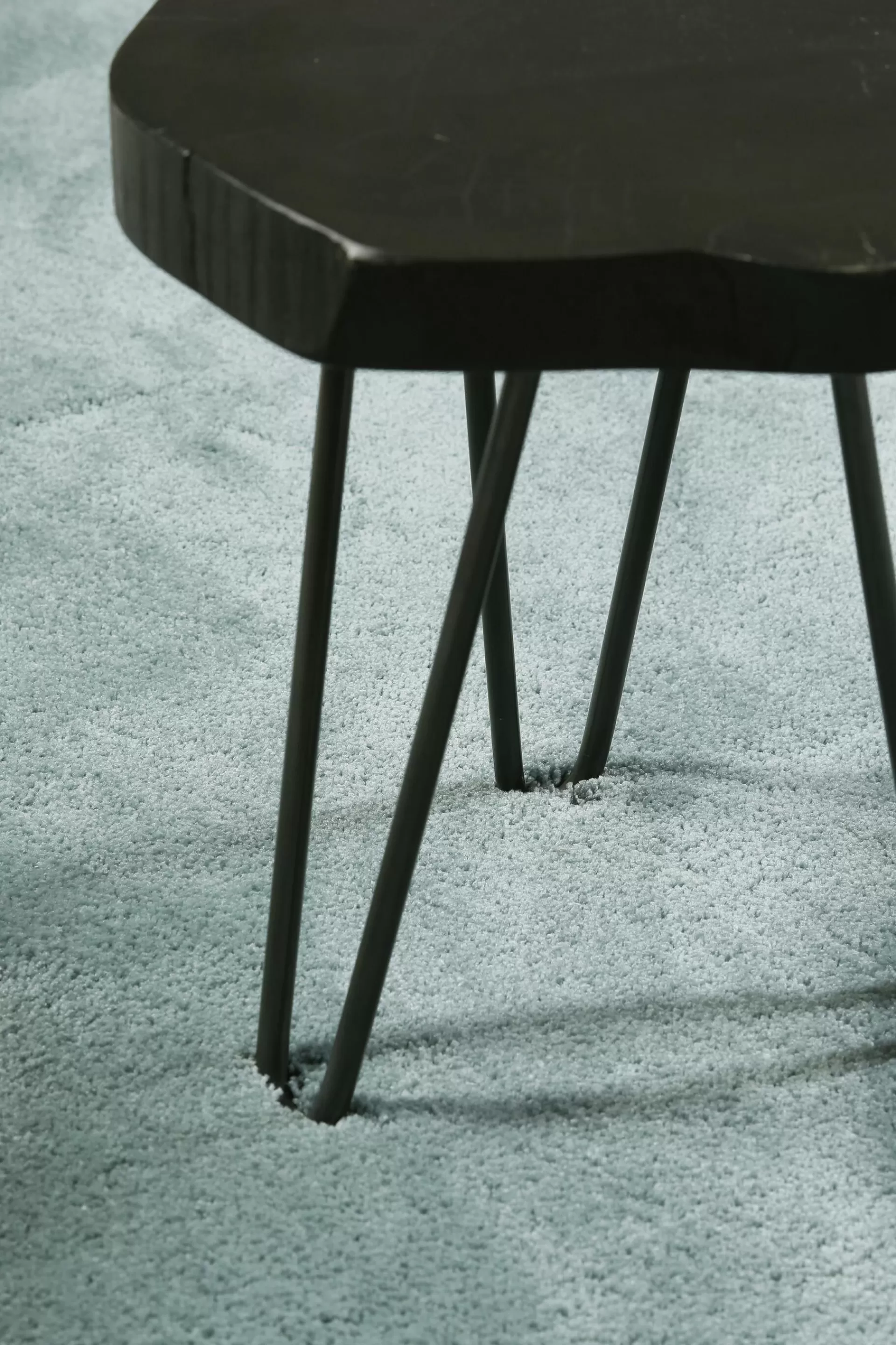 Hochflor-Teppich im unifarbenen Design-ESPRIT Sale