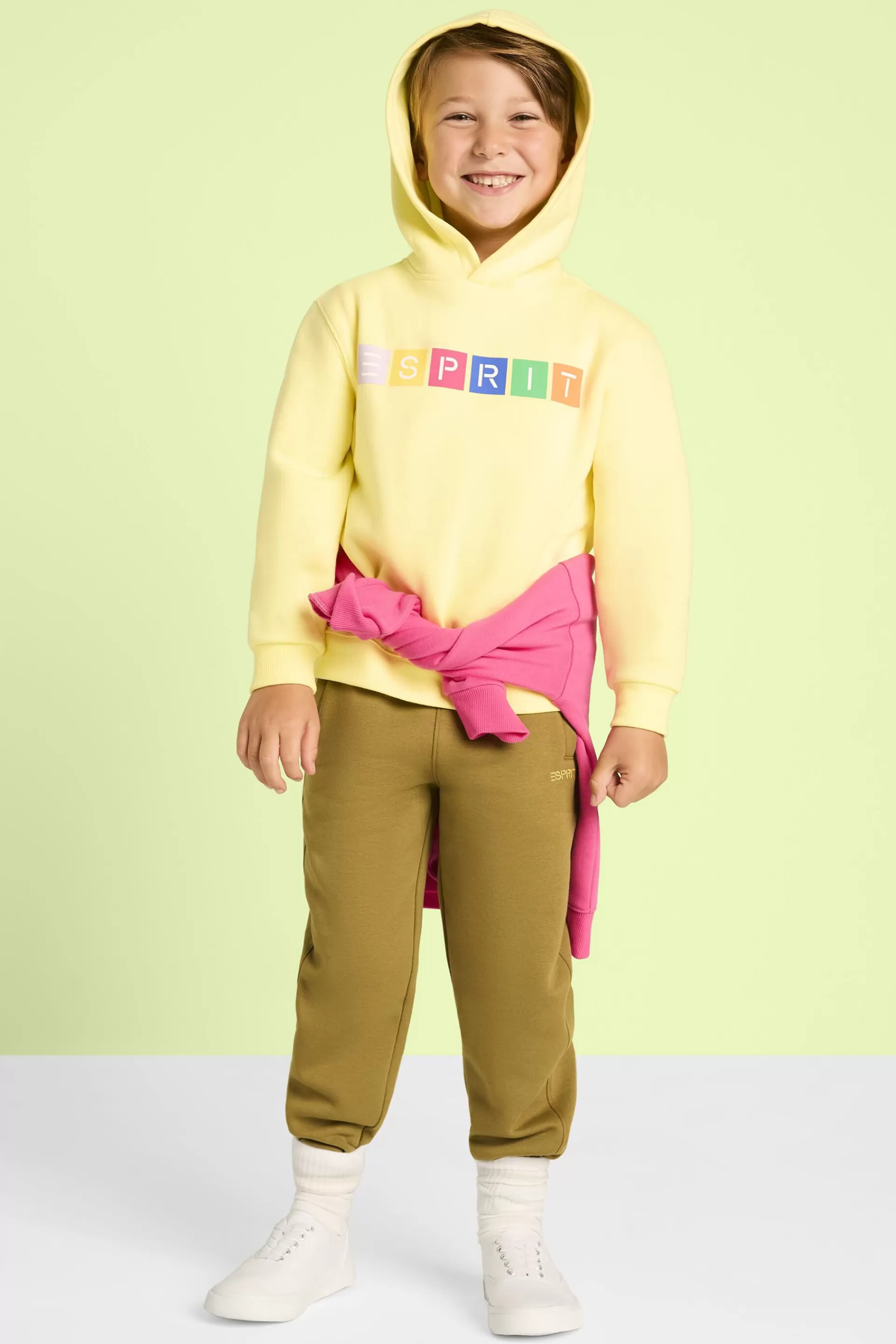 Hoodie mit Logo-Print-ESPRIT Cheap