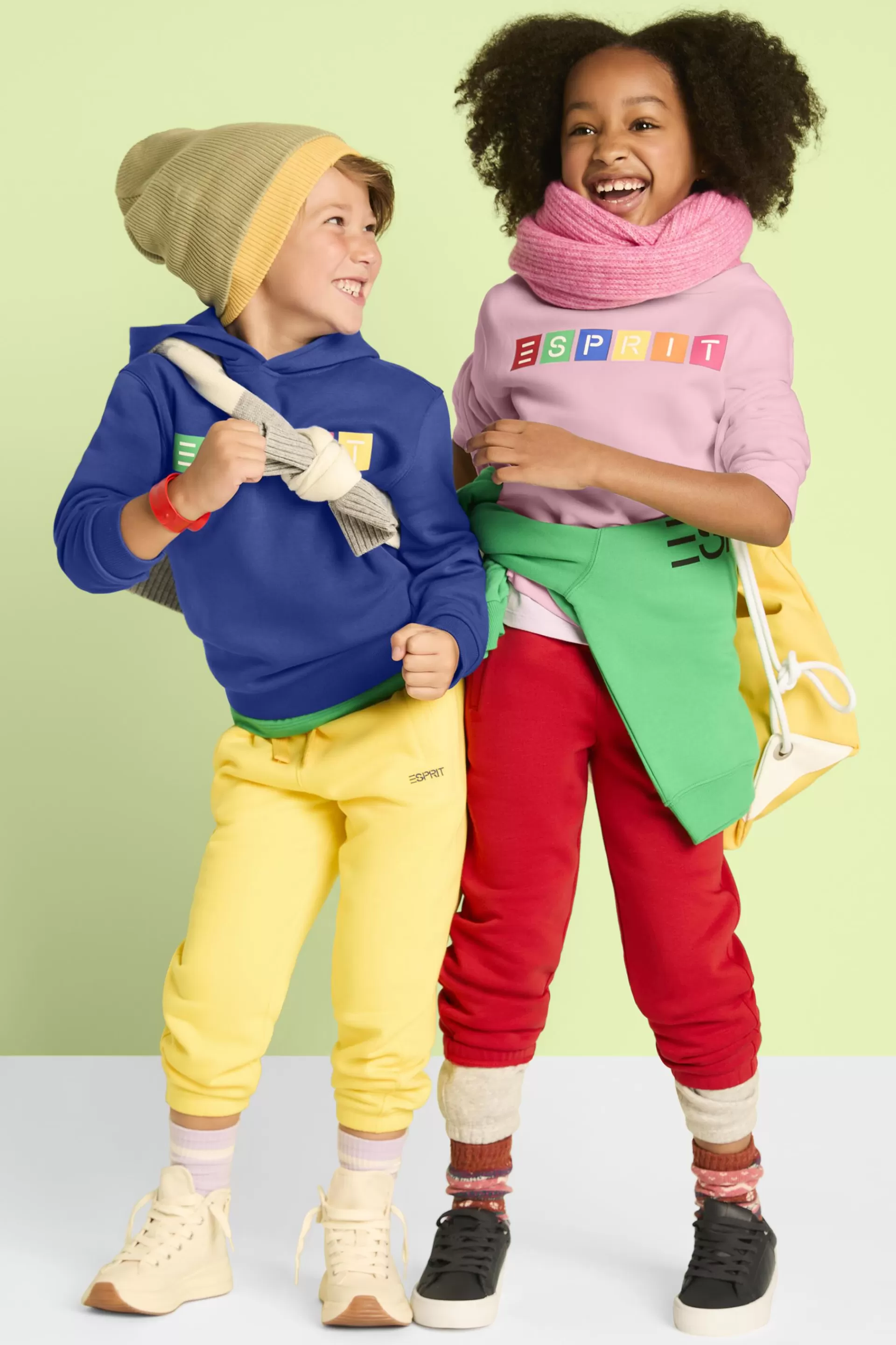 Hoodie mit Logo-Print-ESPRIT Fashion
