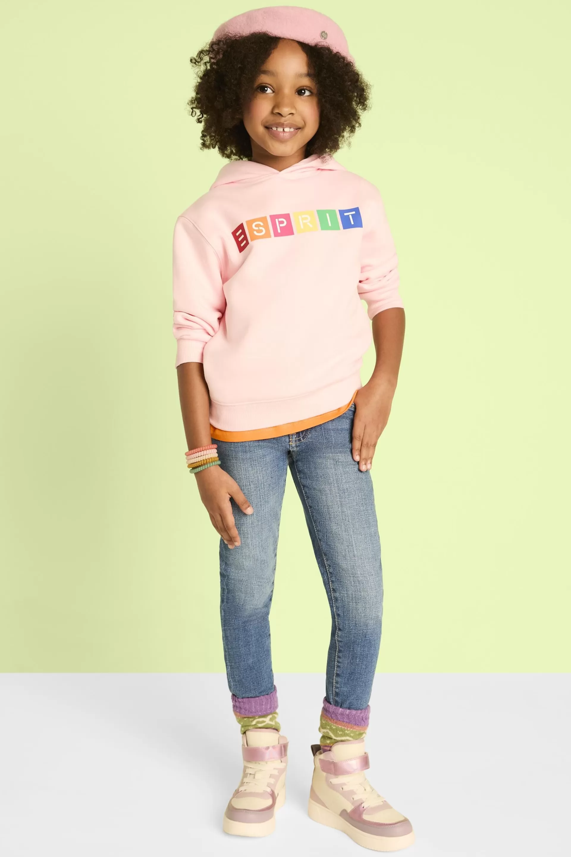 Hoodie mit Logo-Print-ESPRIT Outlet