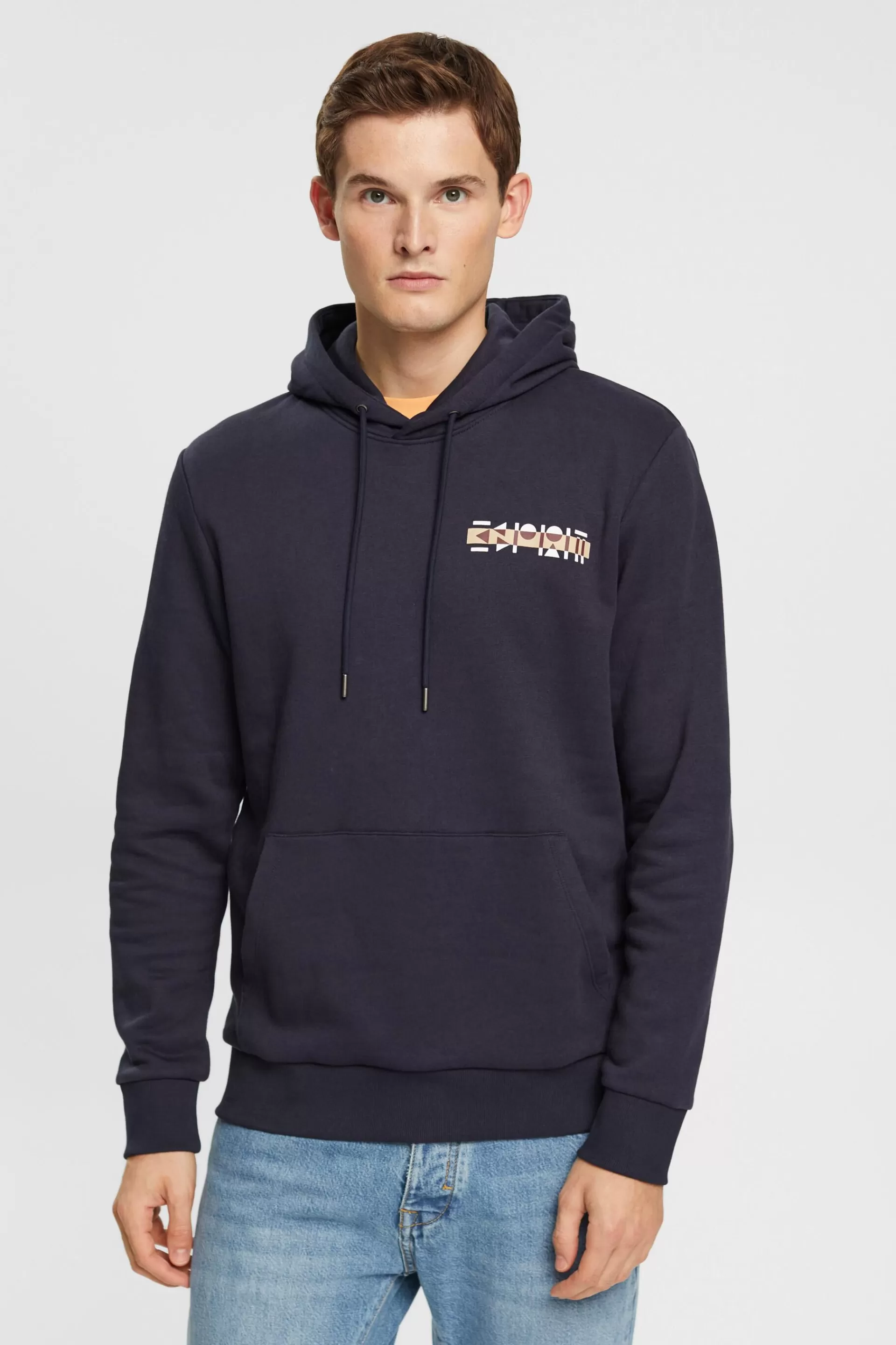 Hoodie mit Logo-Print-ESPRIT Store