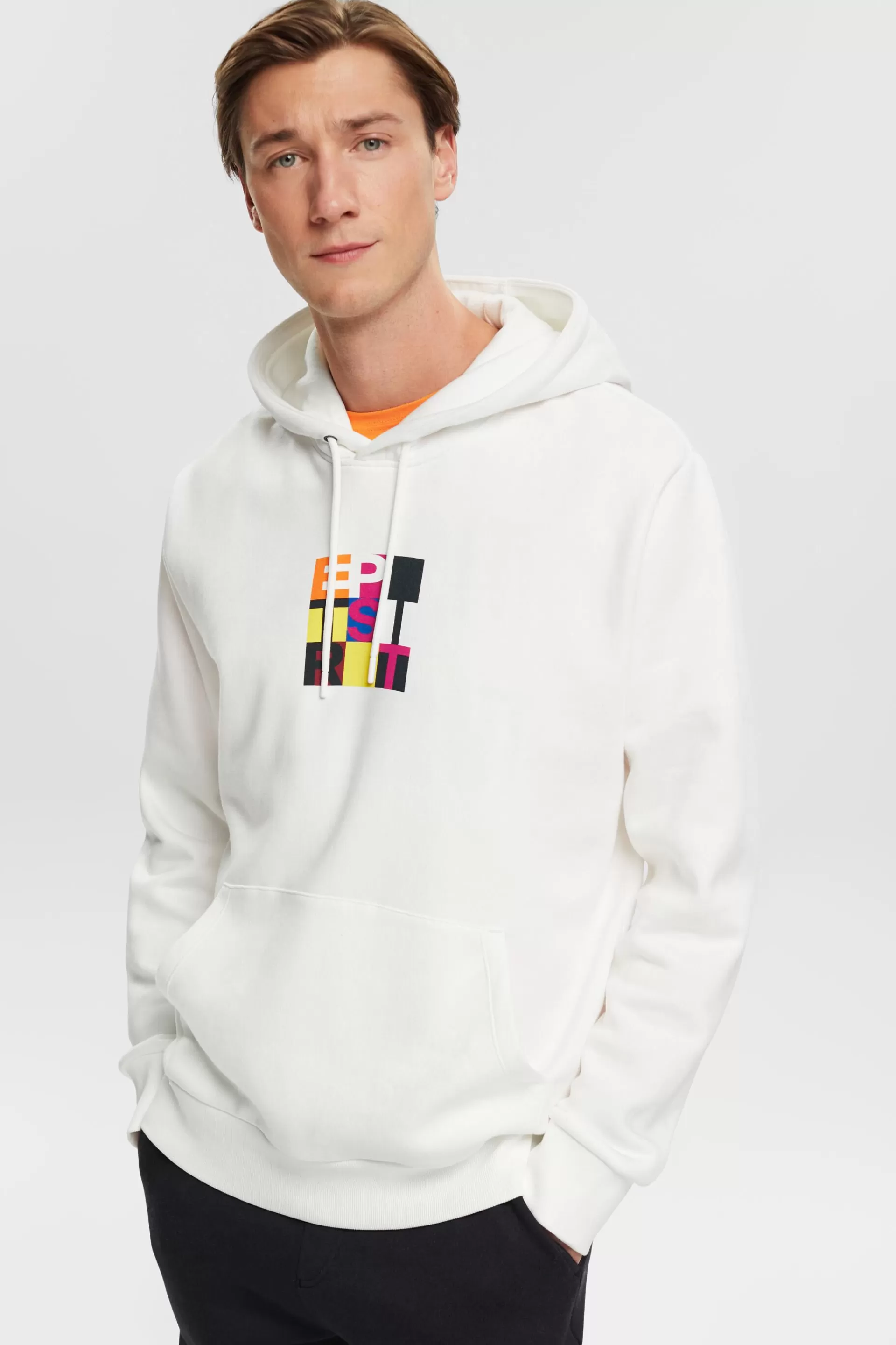 Hoodie mit Logoprint-ESPRIT Discount