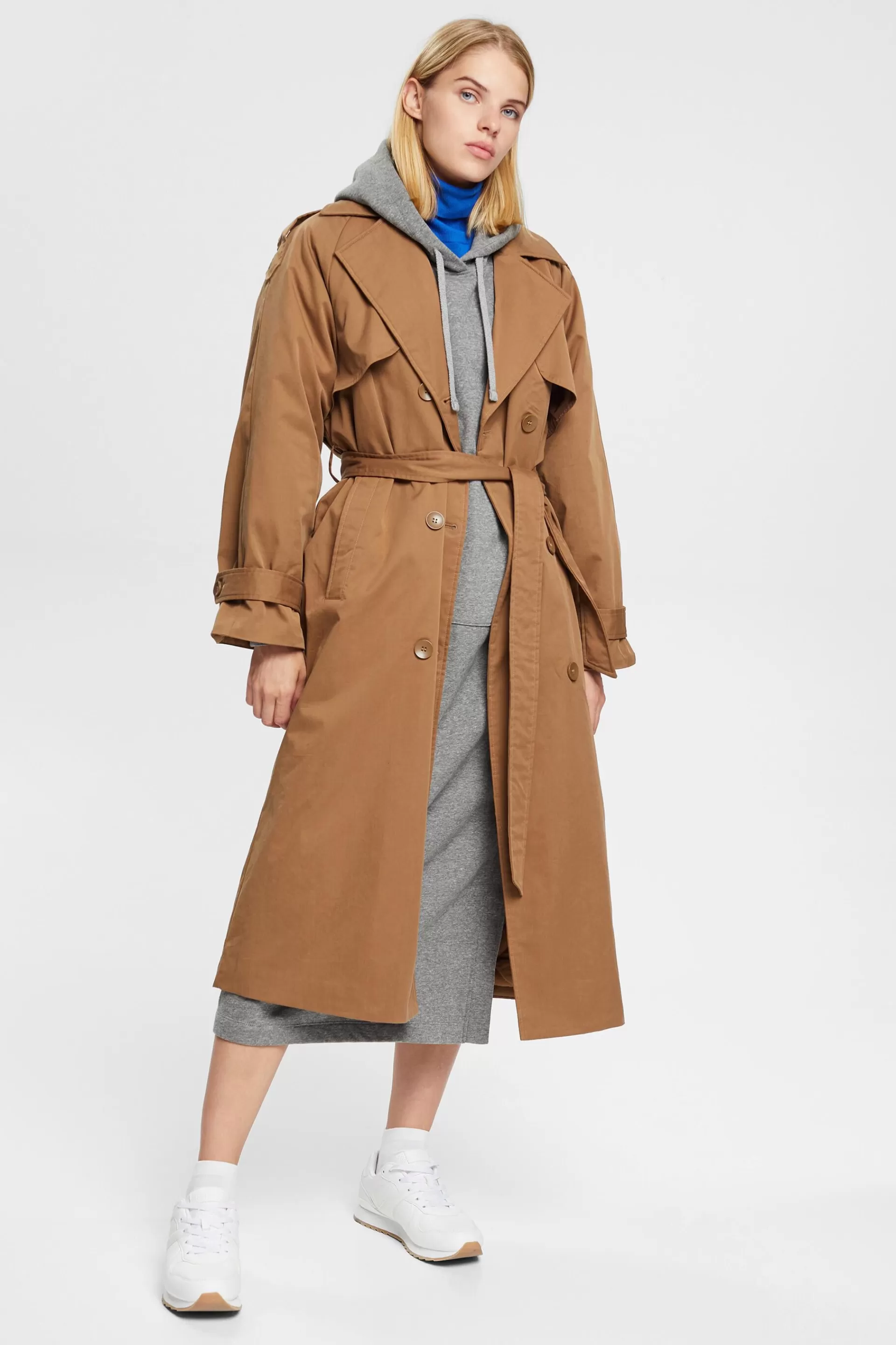 Hoodie-Kleid in Longform-ESPRIT Shop