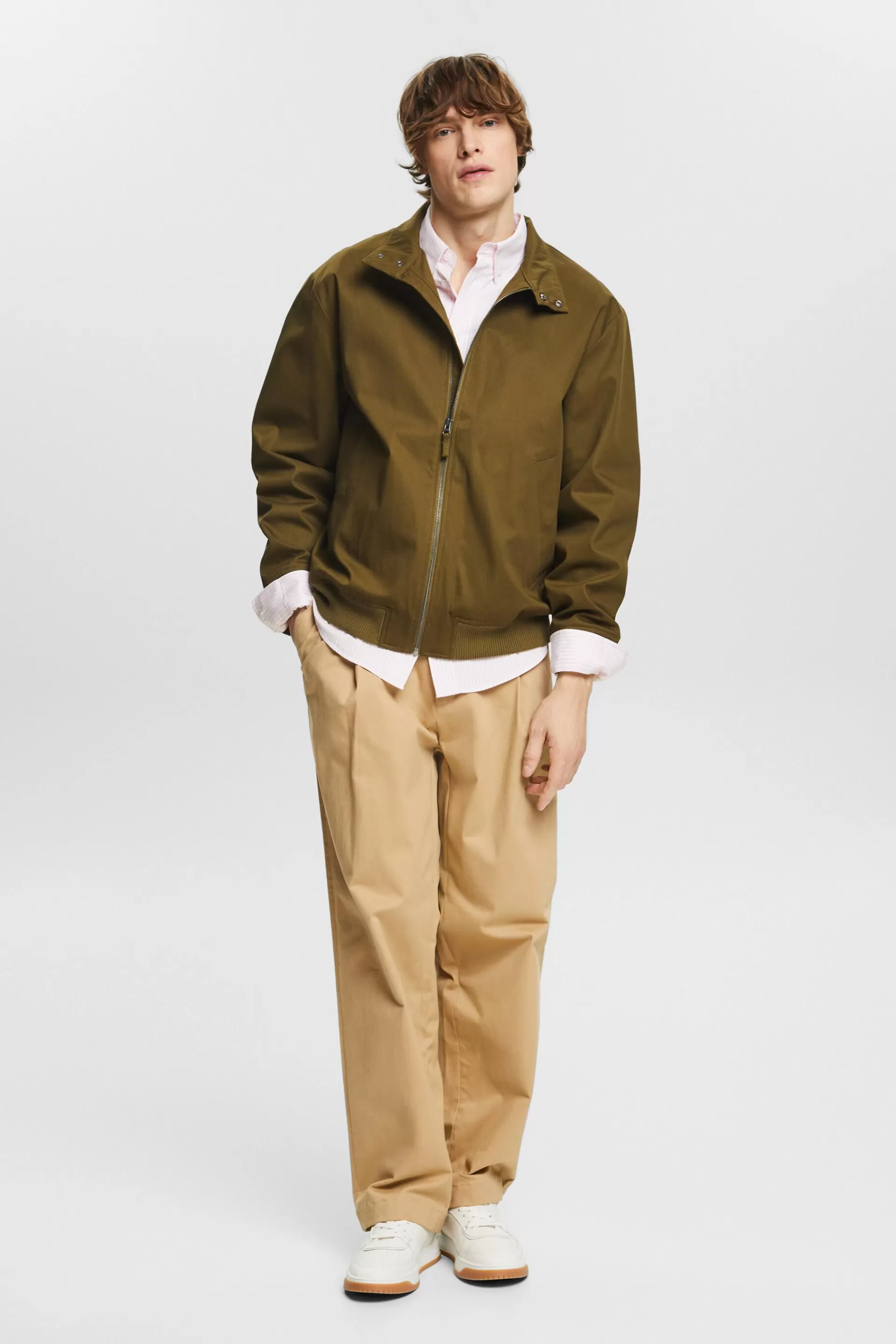 Jacke aus Baumwollcanvas-ESPRIT Flash Sale
