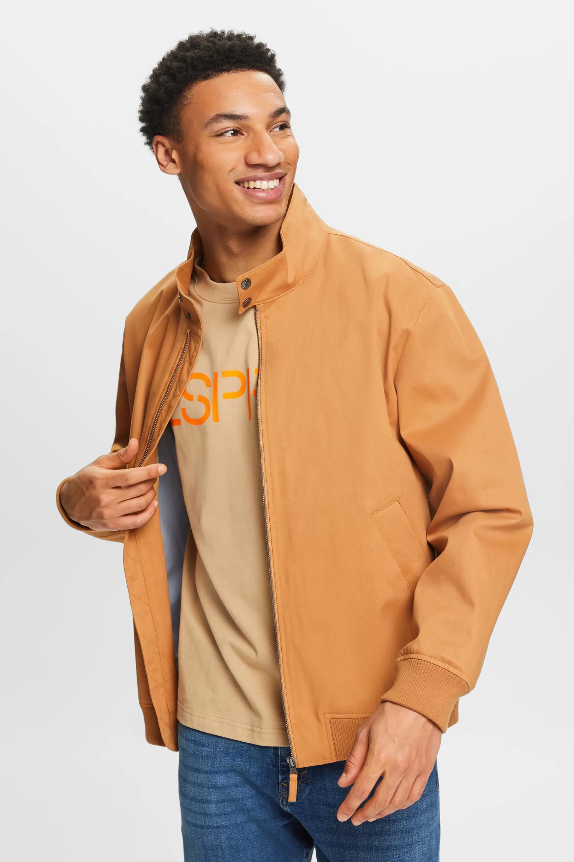 Jacke aus Baumwollcanvas-ESPRIT Discount