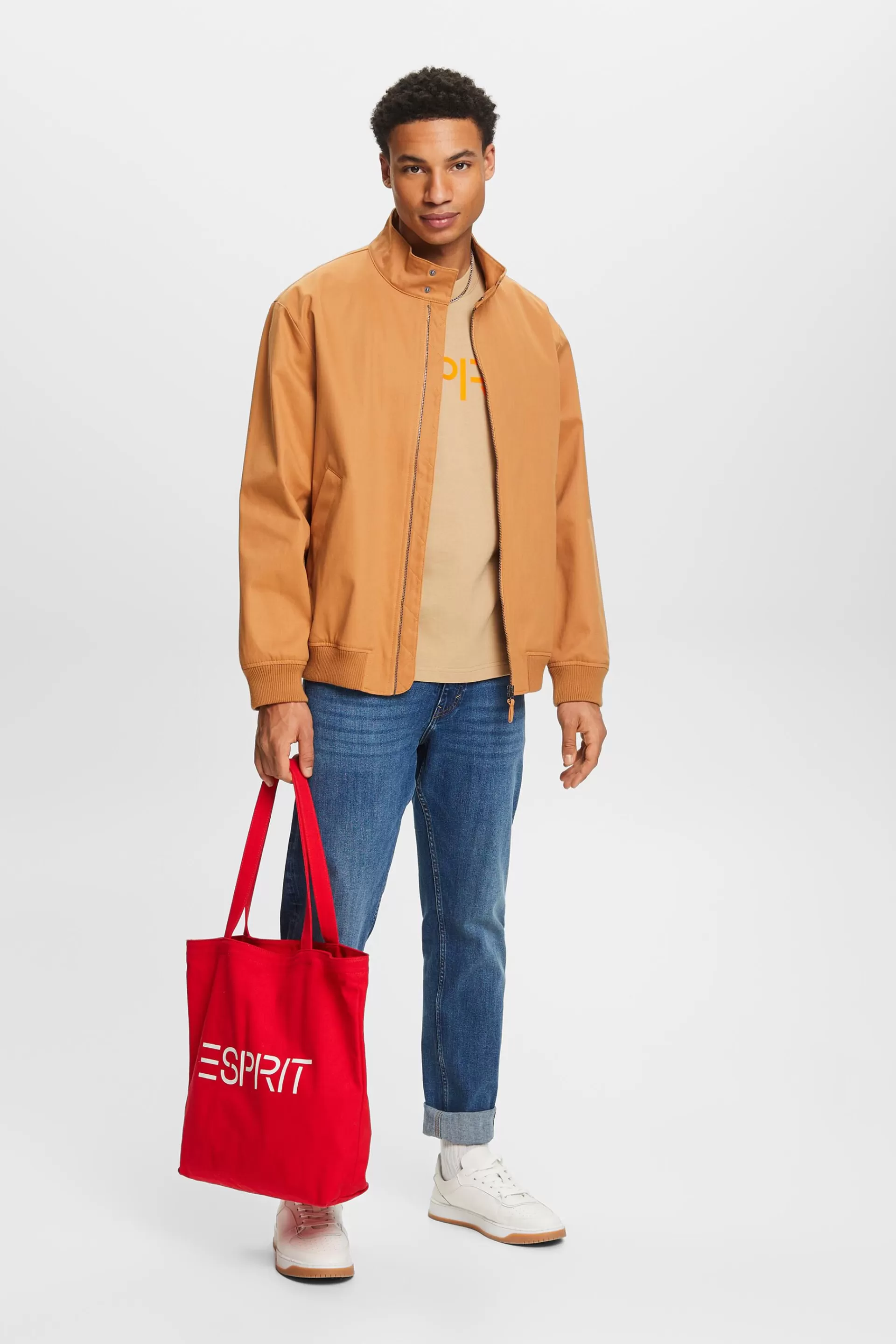 Jacke aus Baumwollcanvas-ESPRIT Discount