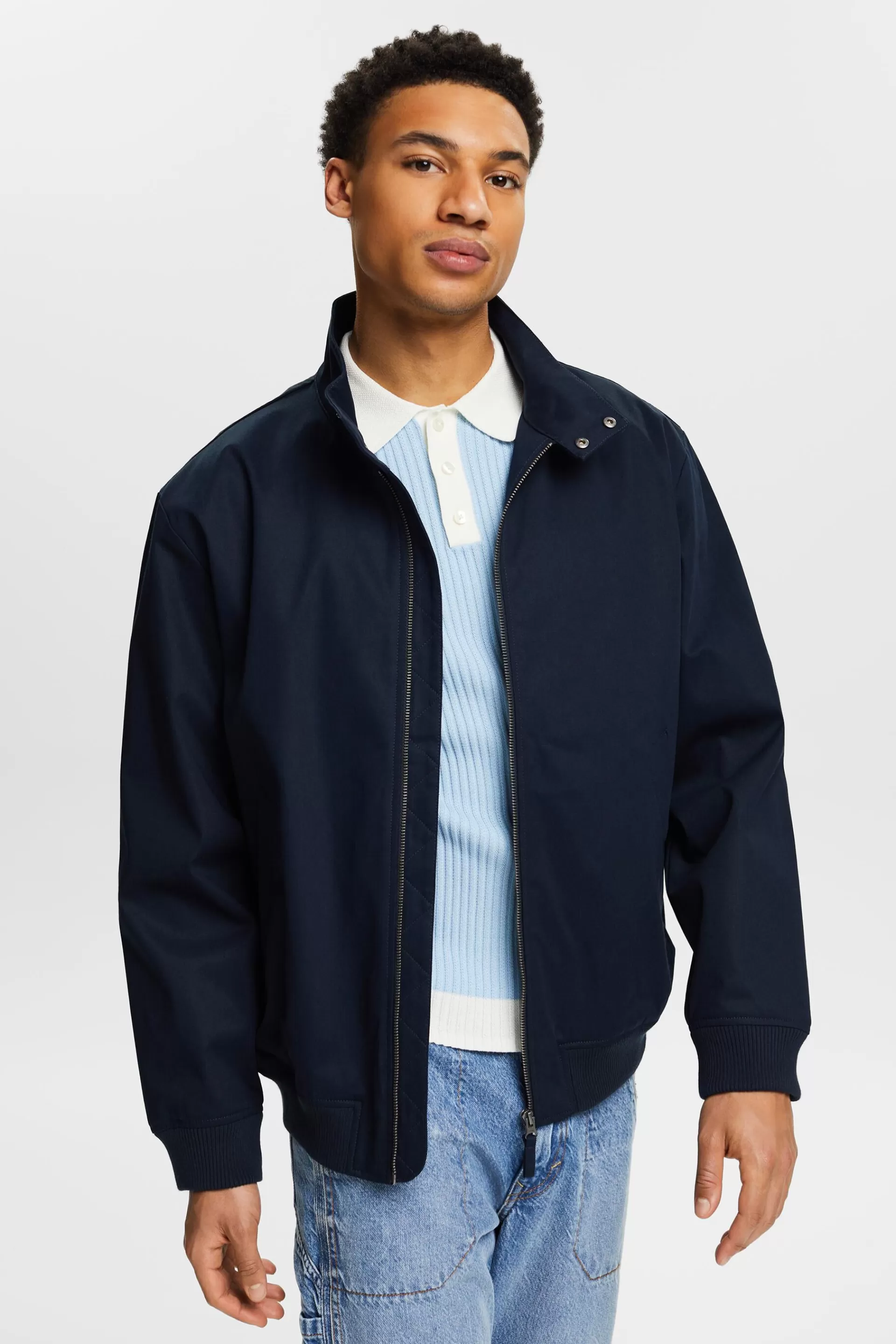 Jacke aus Baumwollcanvas-ESPRIT Hot