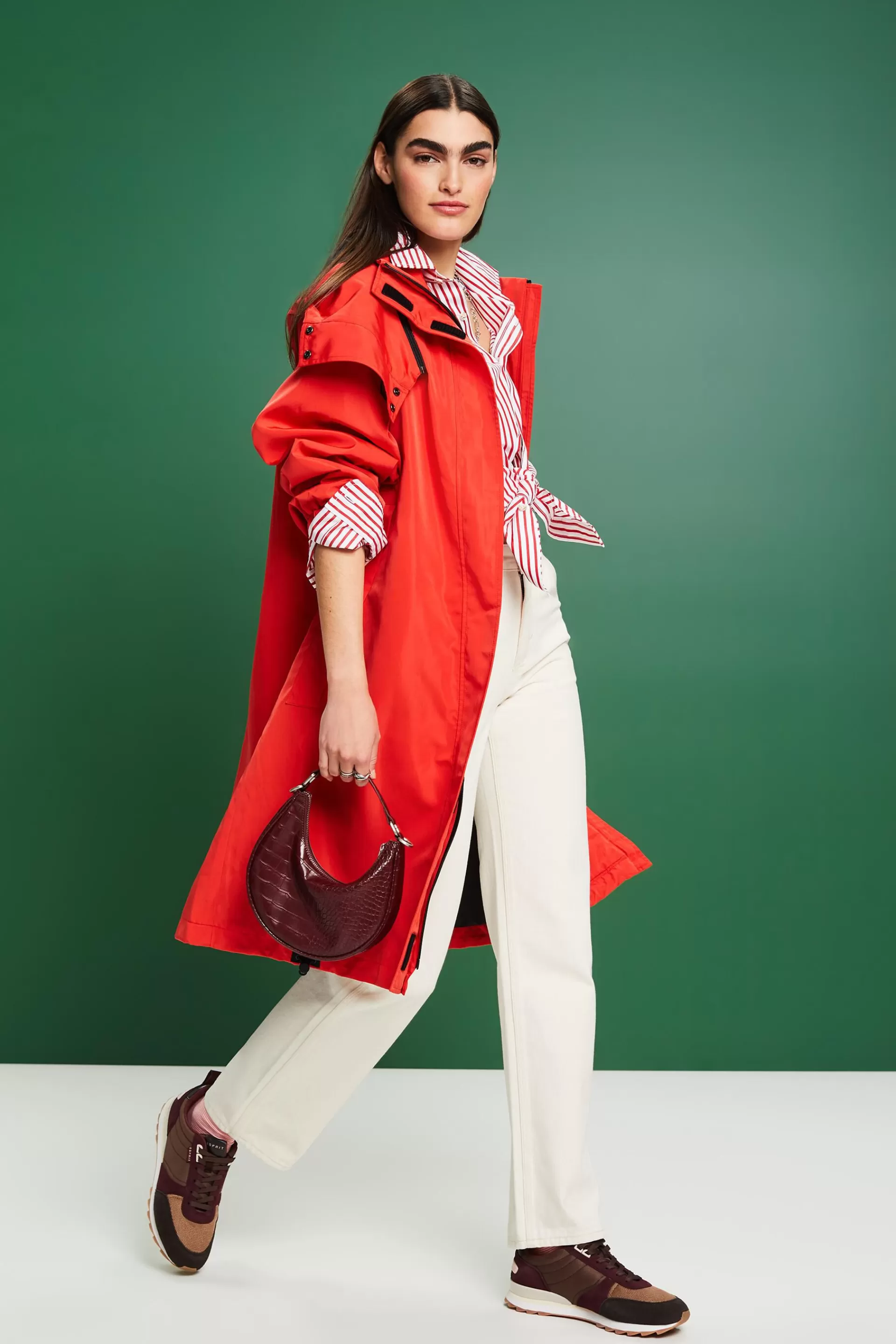 Jacke mit abnehmbarer Kapuze-ESPRIT Discount