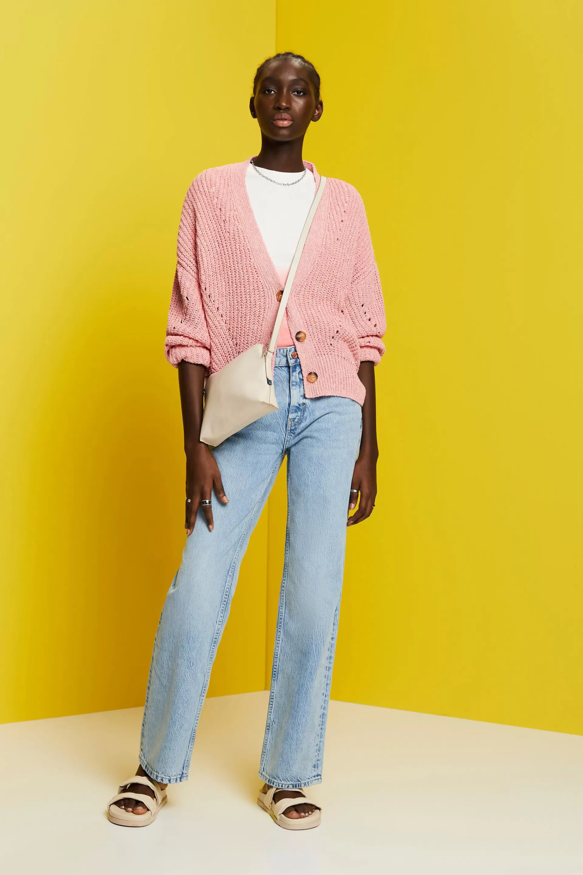 Jeans im 80er-Jahre Look mit gerader Passform-ESPRIT Online