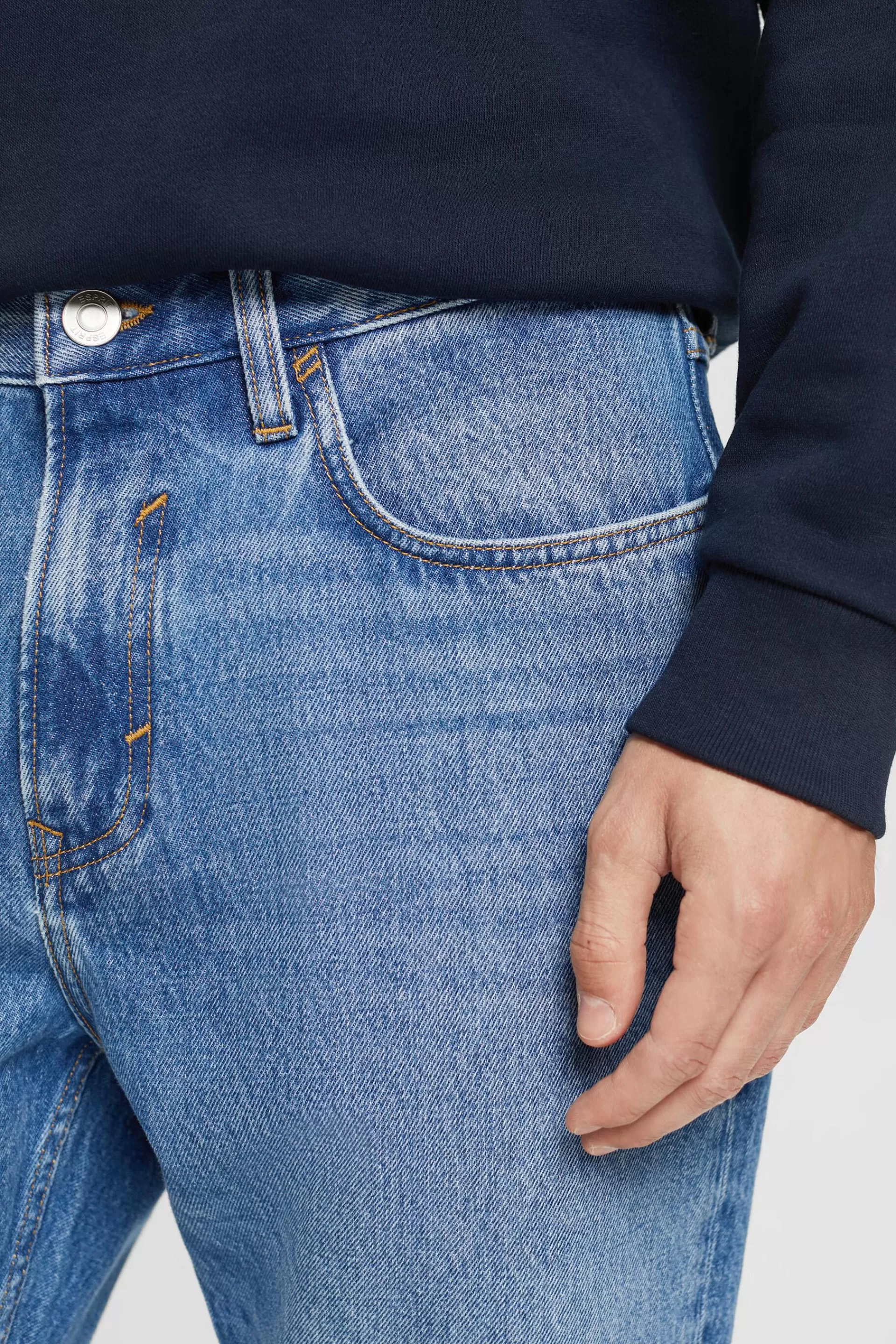 Jeans mit geradem Bein, Organic Cotton-ESPRIT Sale