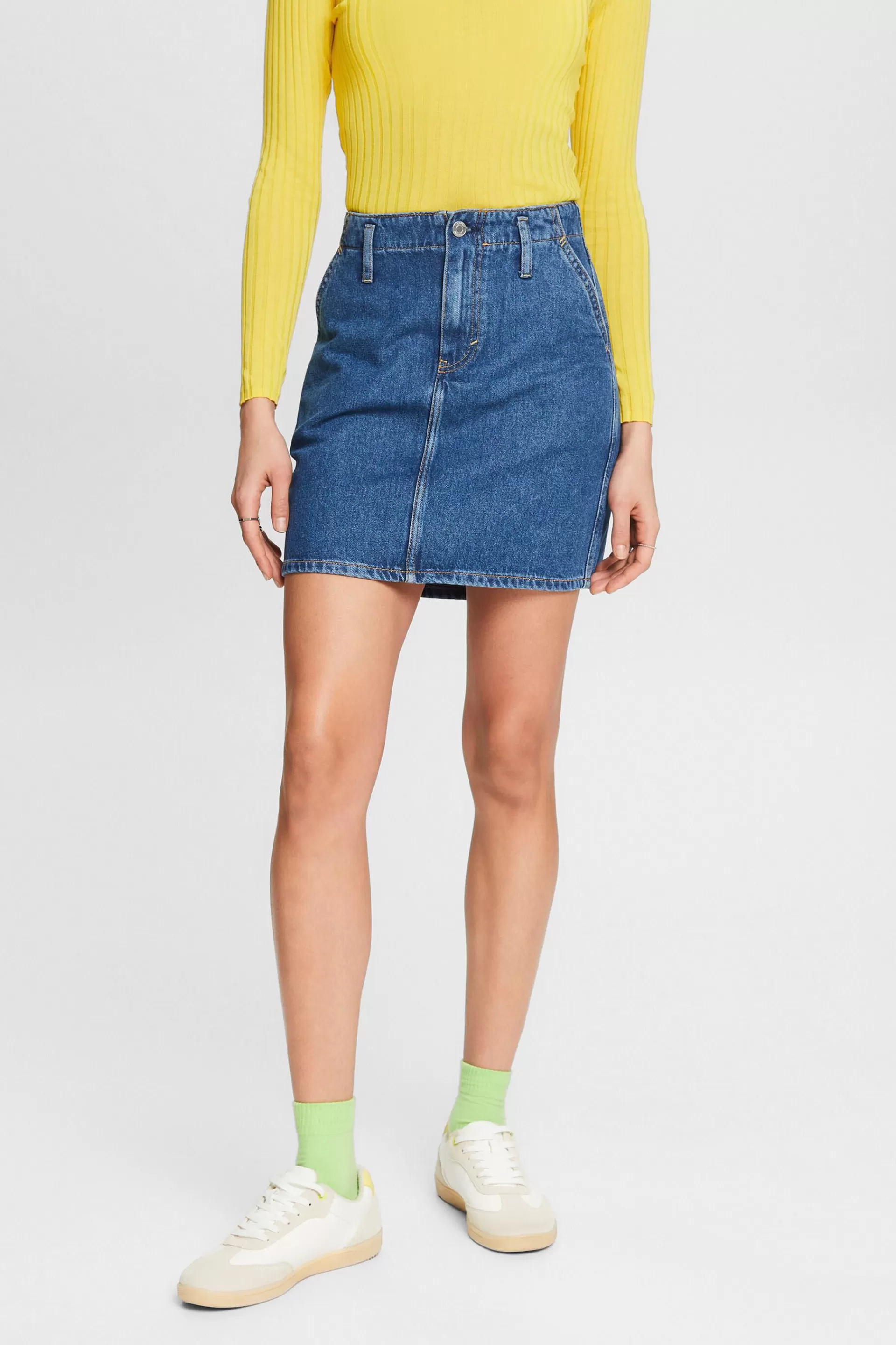 Jeansrock in Minilänge-ESPRIT Discount