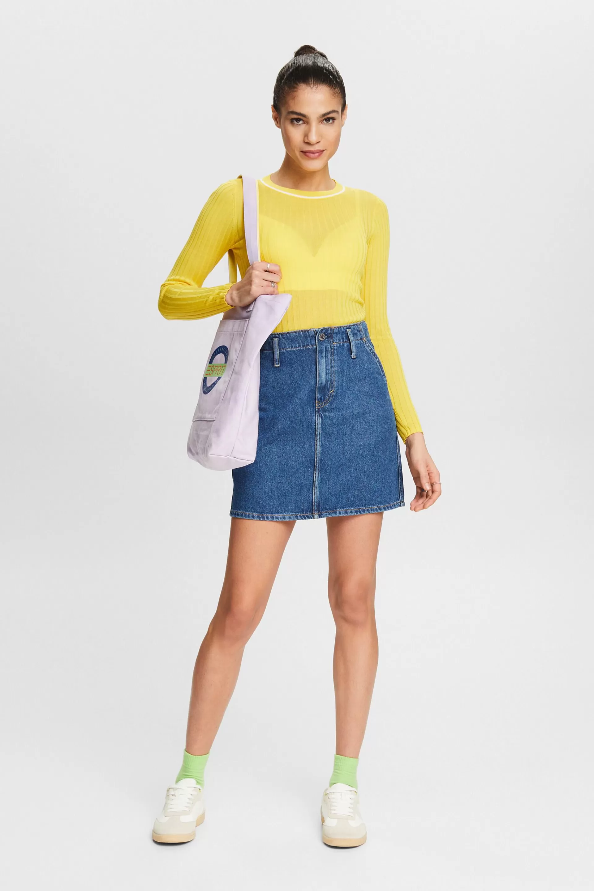 Jeansrock in Minilänge-ESPRIT Discount
