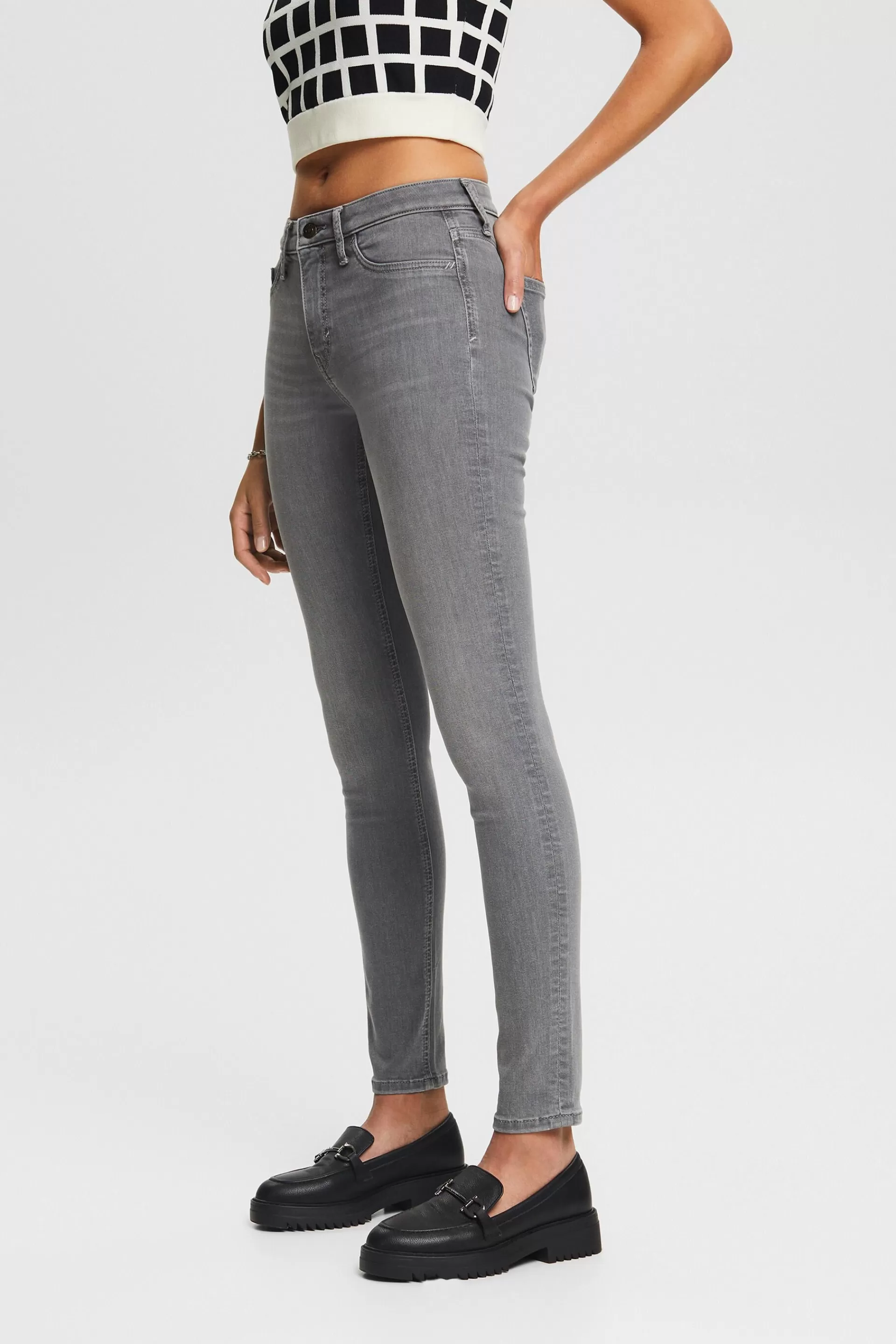Jeggings mit mittelhohem Bund-ESPRIT Shop