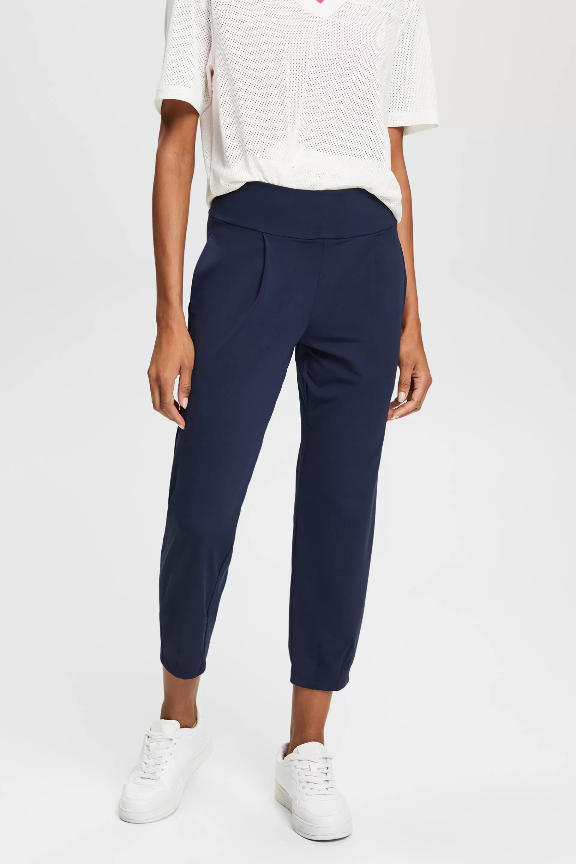 Jersey-Jogginghose E-DRY in Cropped-Länge-ESPRIT Cheap