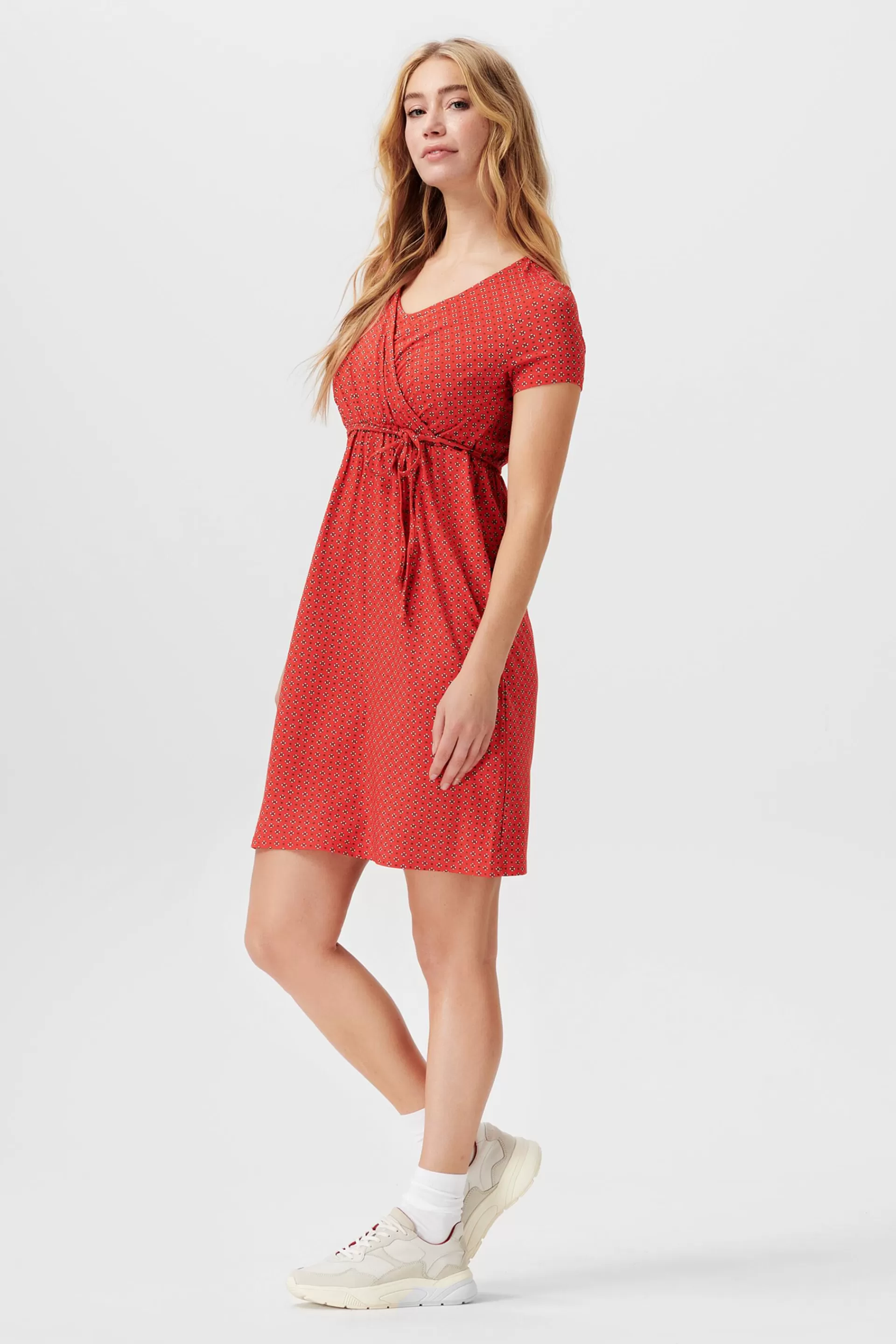 Jerseykleid mit Allover-Print-ESPRIT Shop