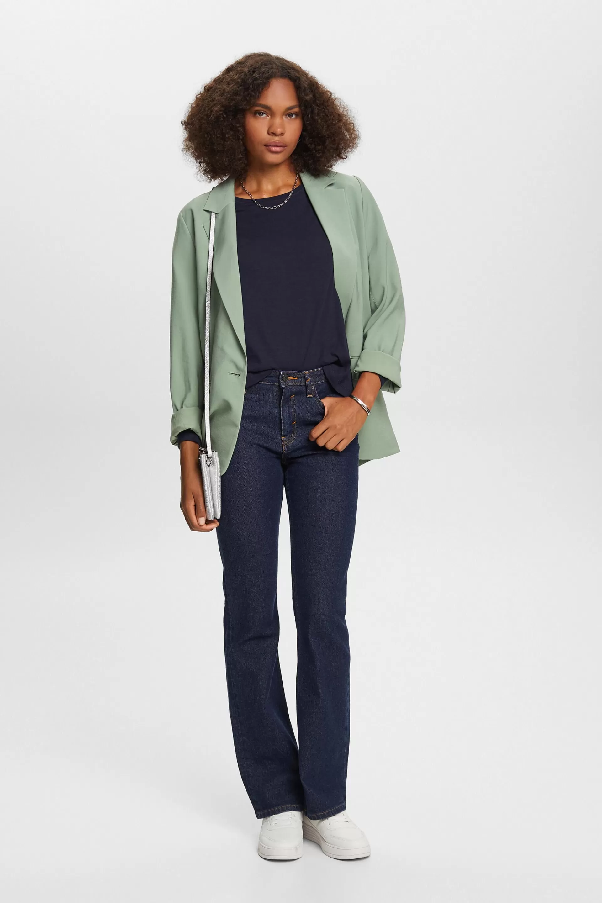Jersey-Longsleeve, 100% Baumwolle-ESPRIT Online