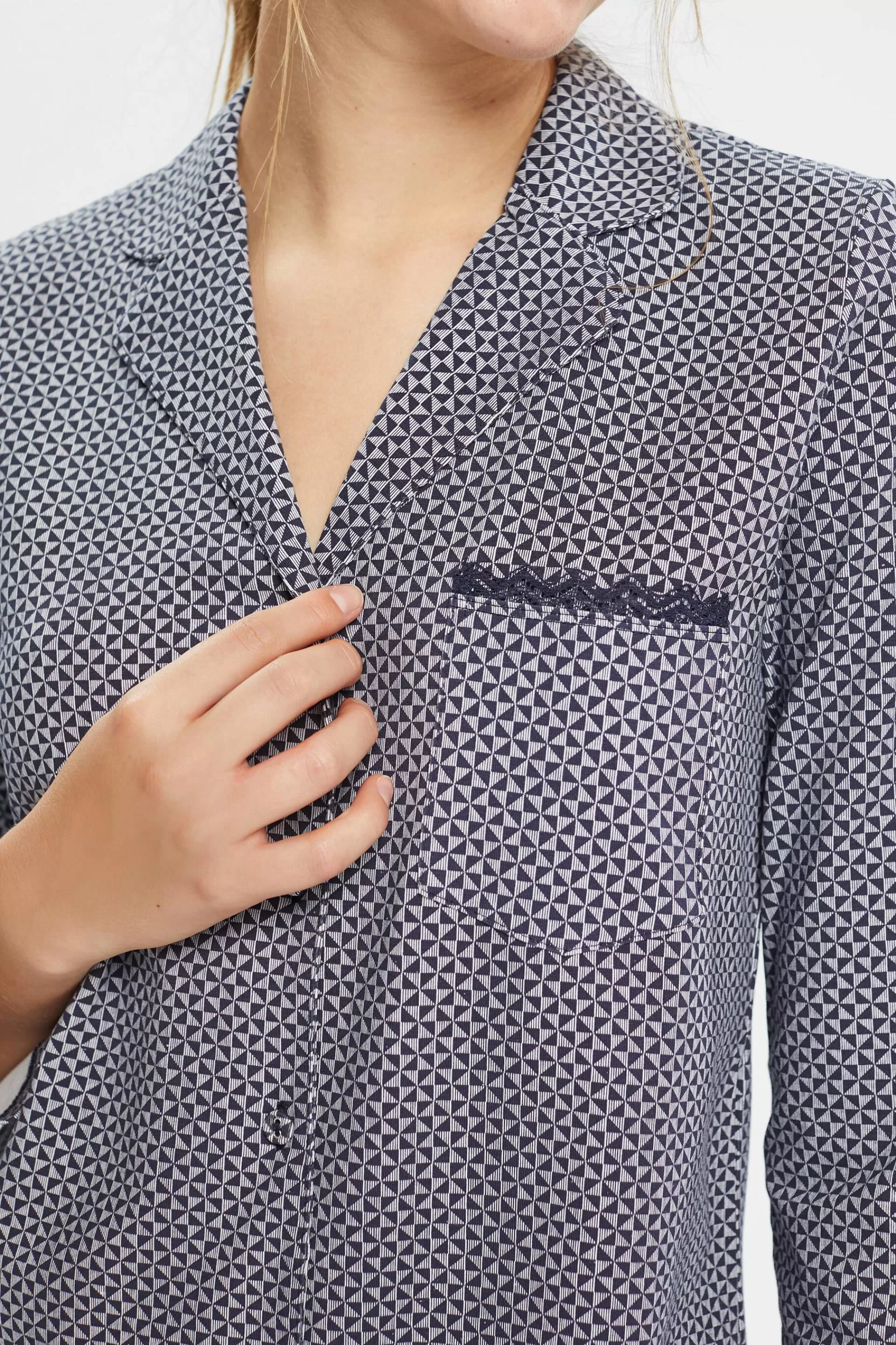 Jersey-Nachthemd mit Print-ESPRIT New