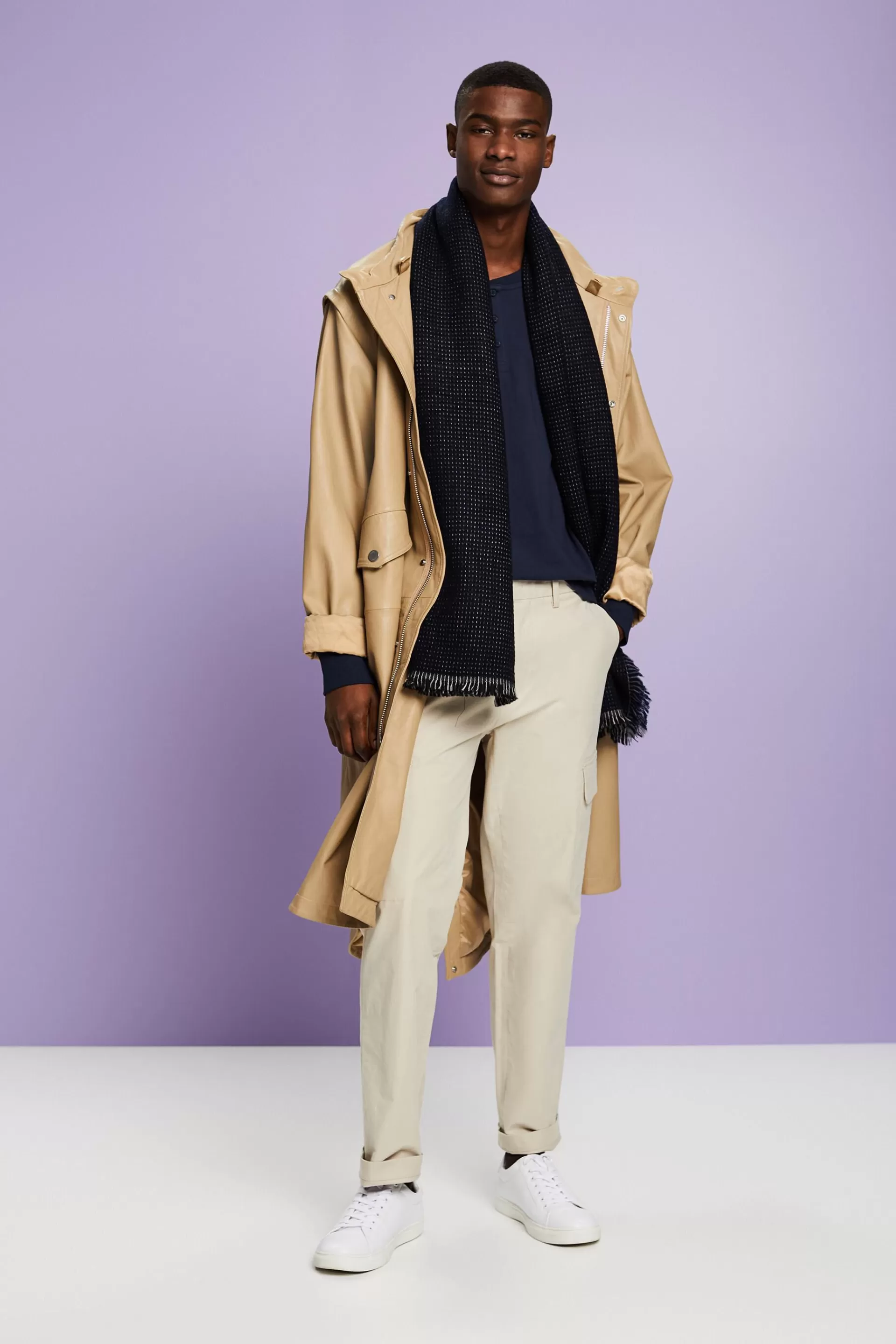 Jersey-Top im Henley-Stil-ESPRIT Flash Sale