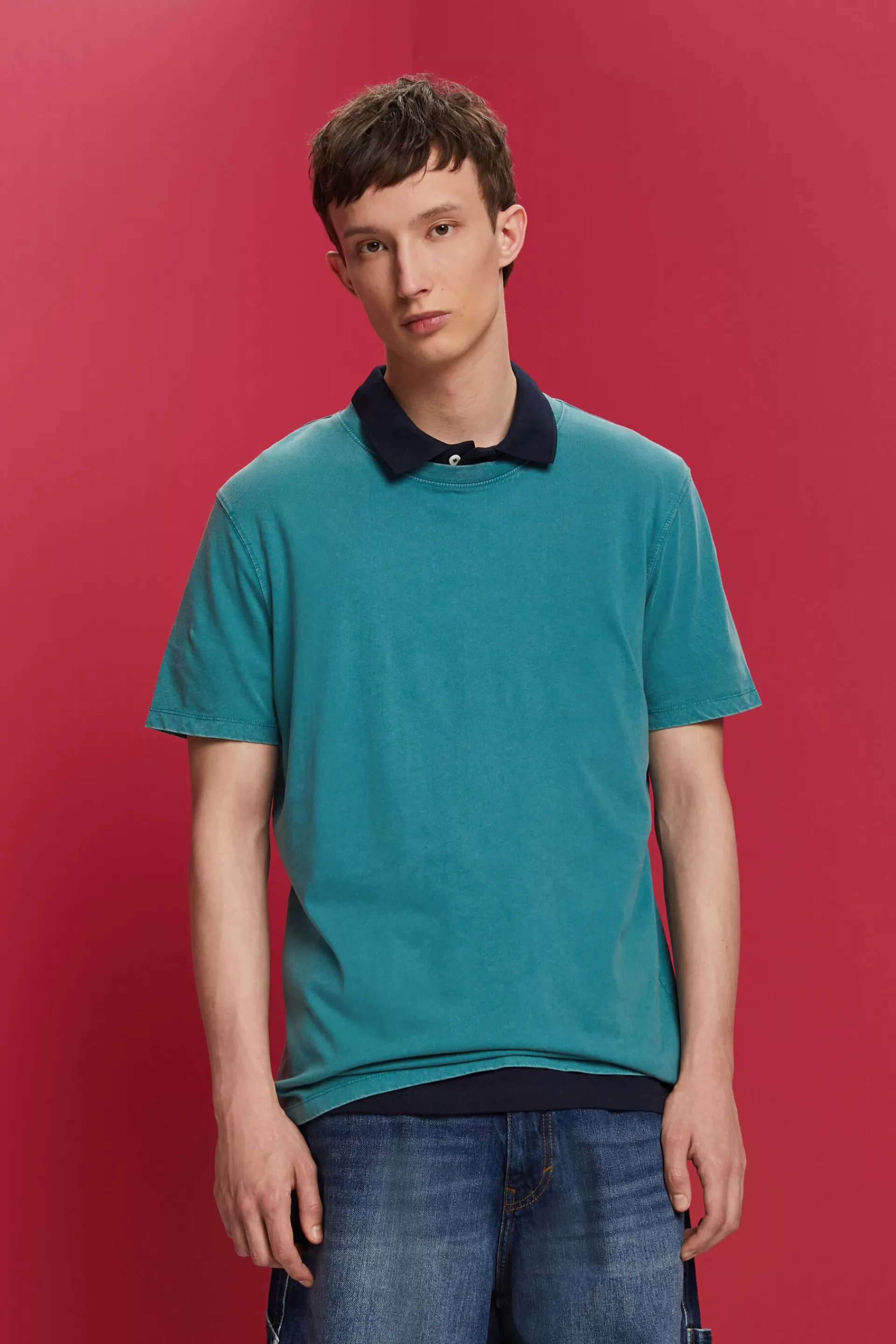 Jersey-T-Shirt, 100% Baumwolle-ESPRIT Cheap