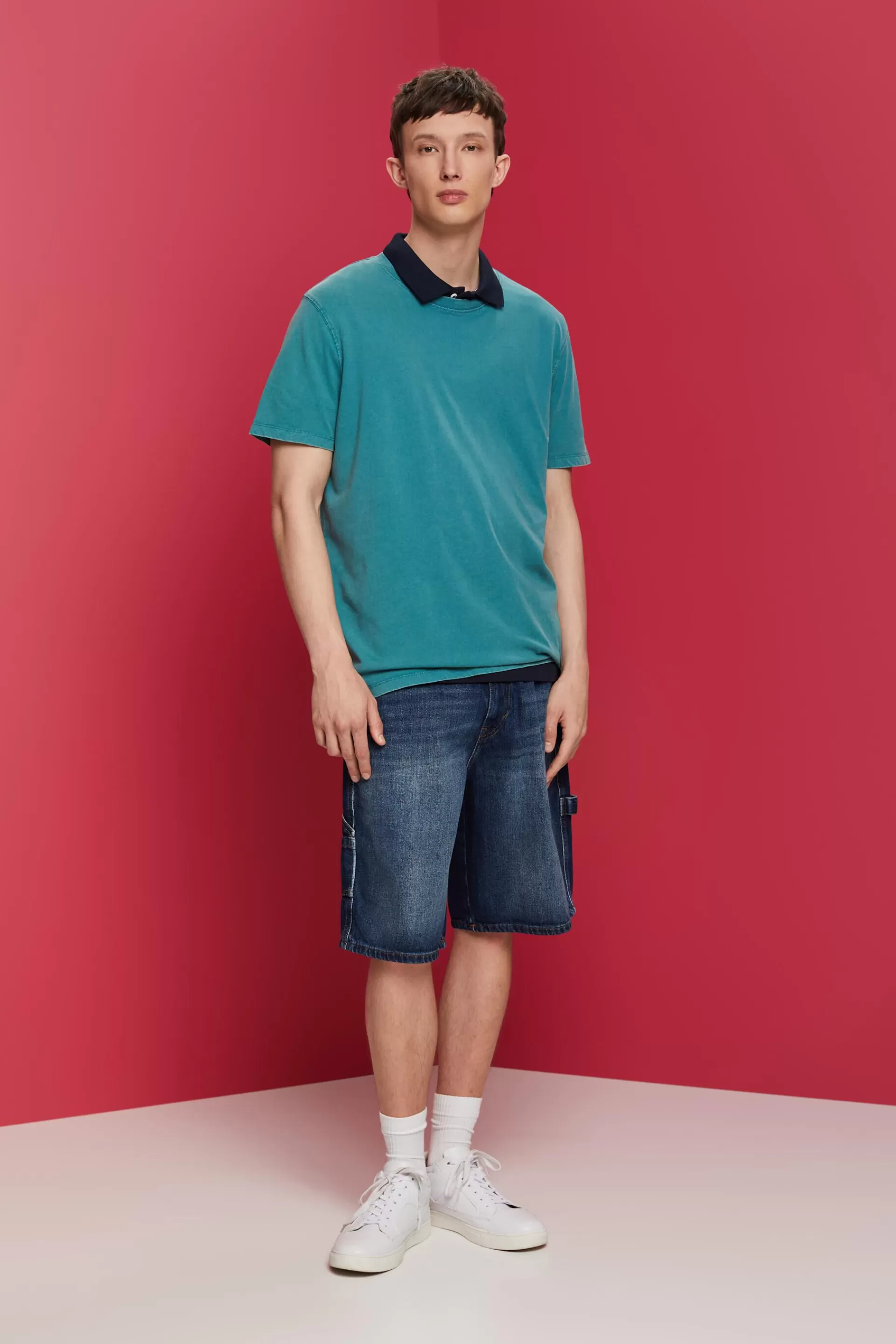 Jersey-T-Shirt, 100% Baumwolle-ESPRIT Cheap