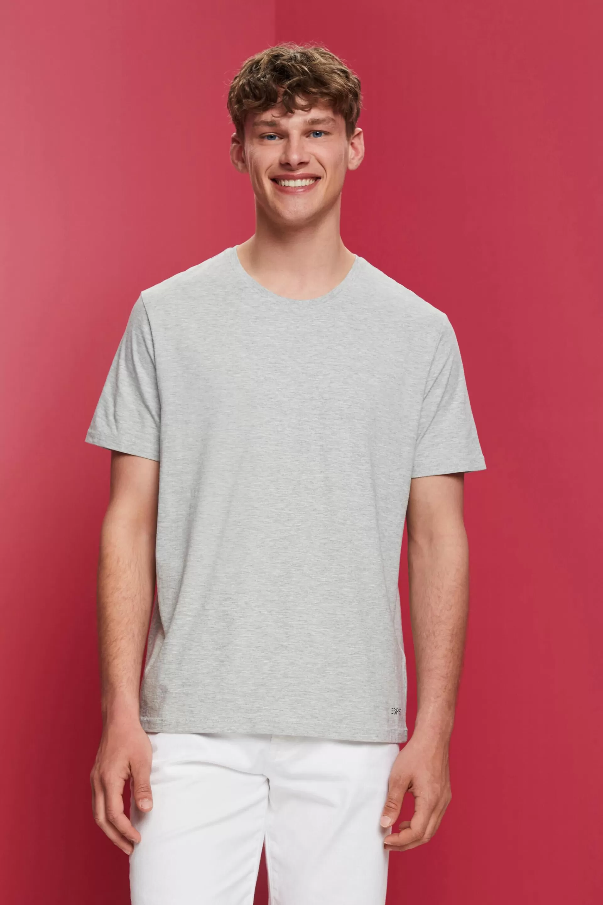 Jersey-T-Shirt mit Rückenprint-ESPRIT Discount