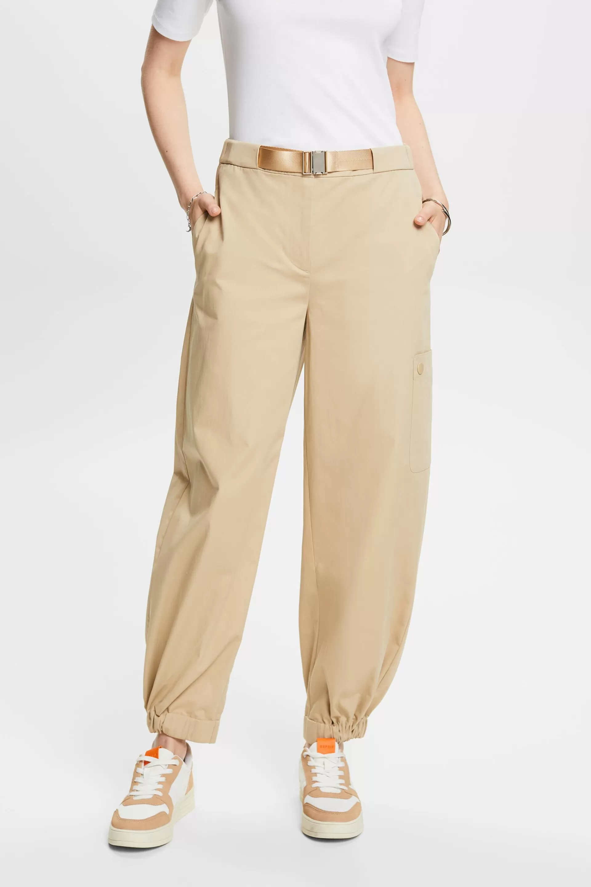 Jogger aus Baumwolltwill-ESPRIT Hot
