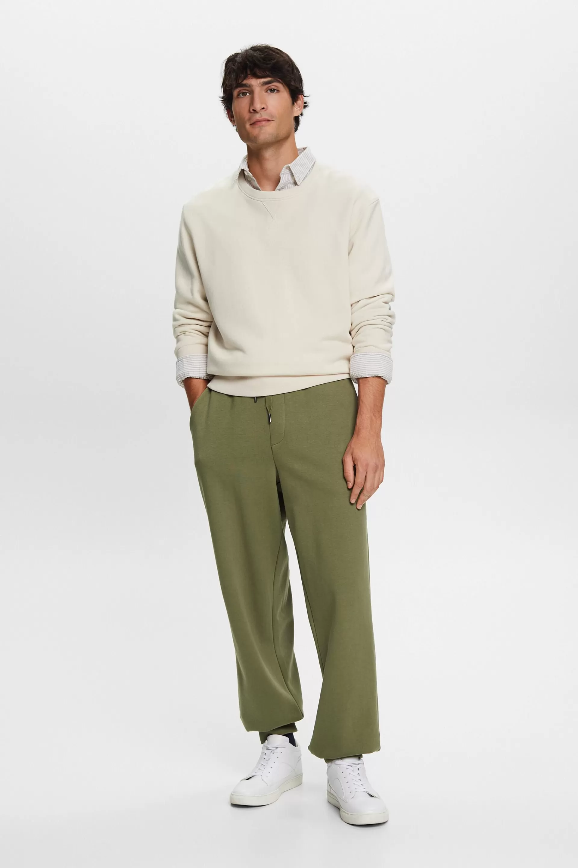 Jogger mit Logostickerei-ESPRIT Fashion