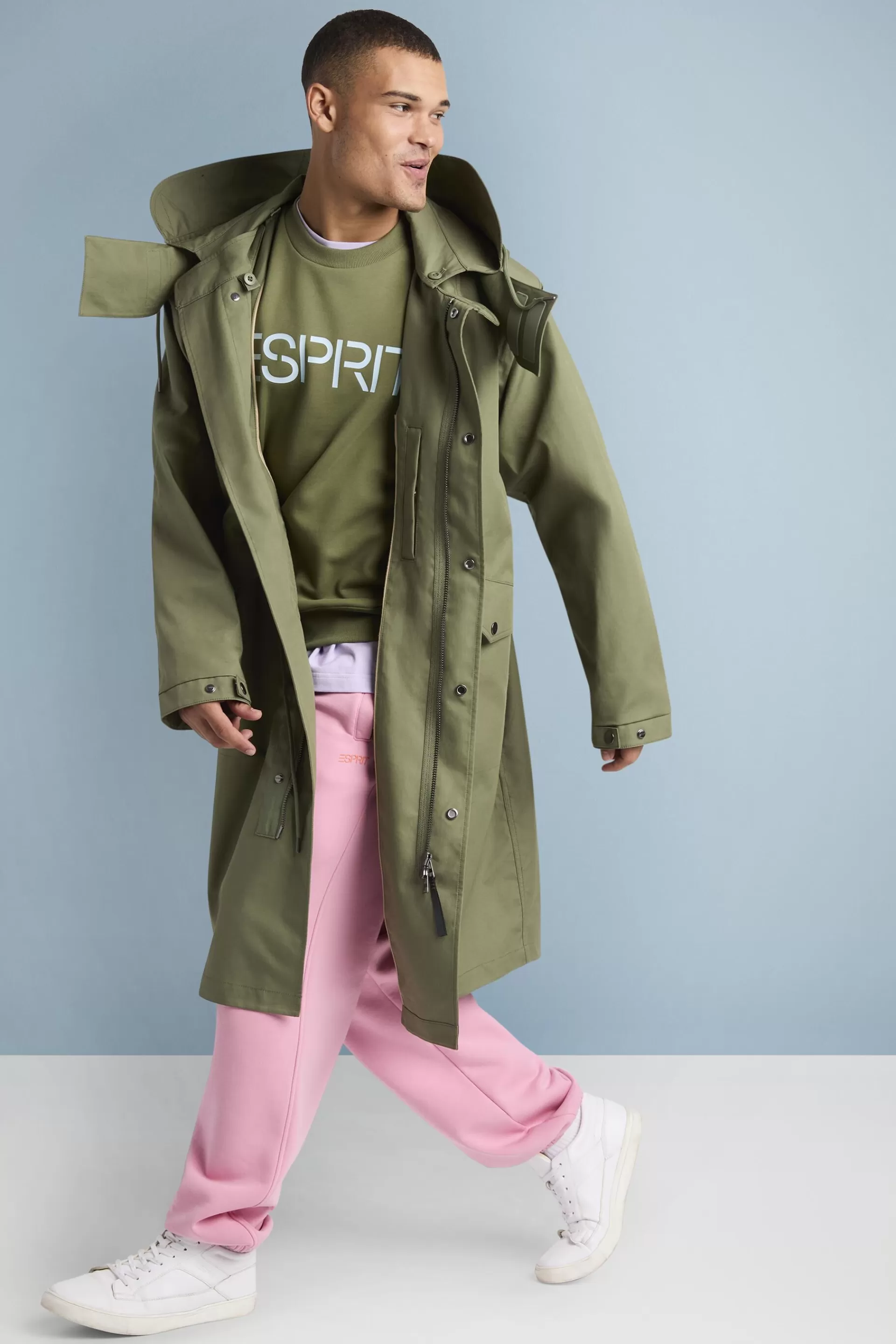 Kapuzen-Parka mit abnehmbaren Ärmeln-ESPRIT Best