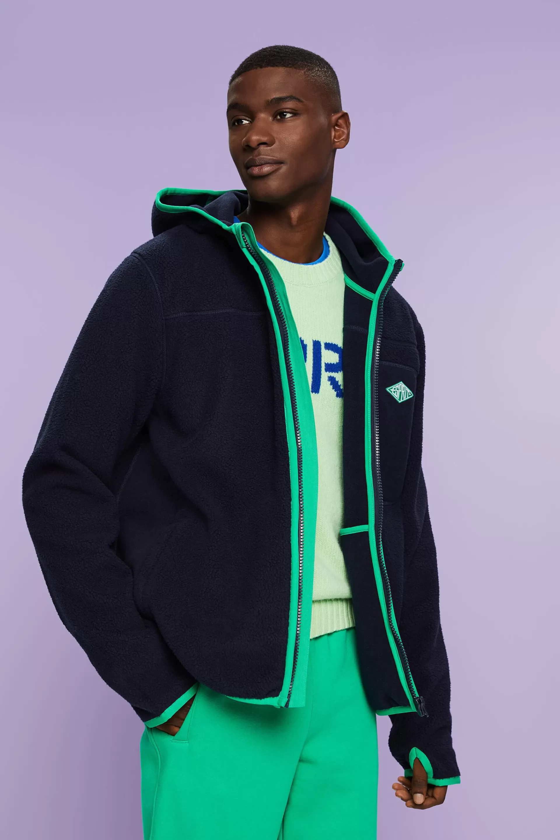 Kapuzensweatshirt mit Logo-ESPRIT Best