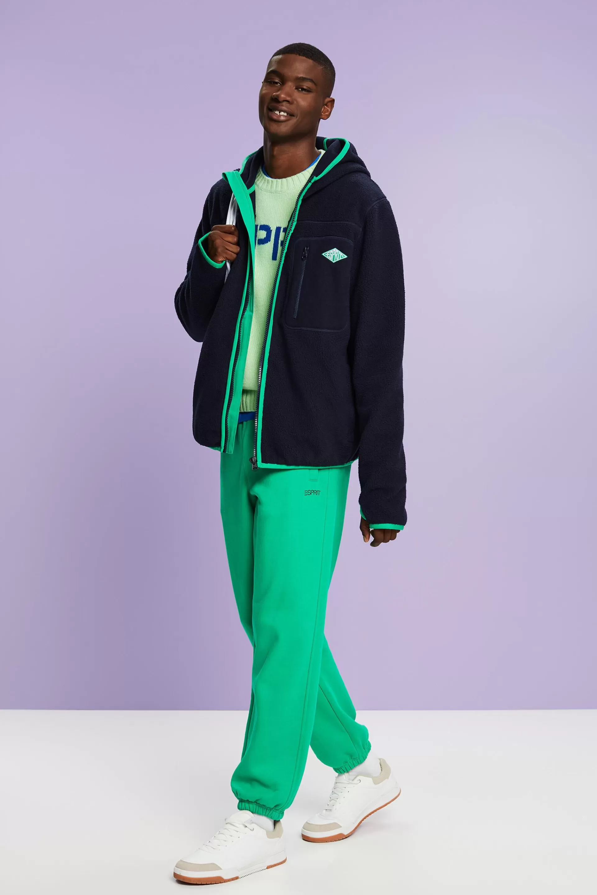 Kapuzensweatshirt mit Logo-ESPRIT Best