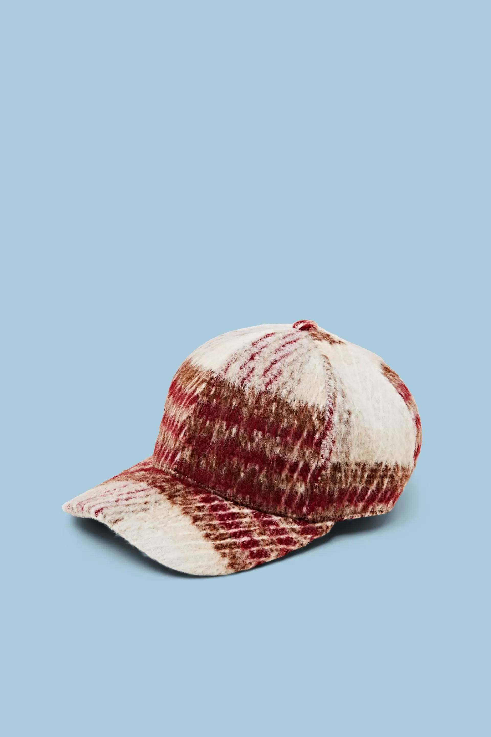 Karierte Basecap in Brushed-Optik-ESPRIT Fashion