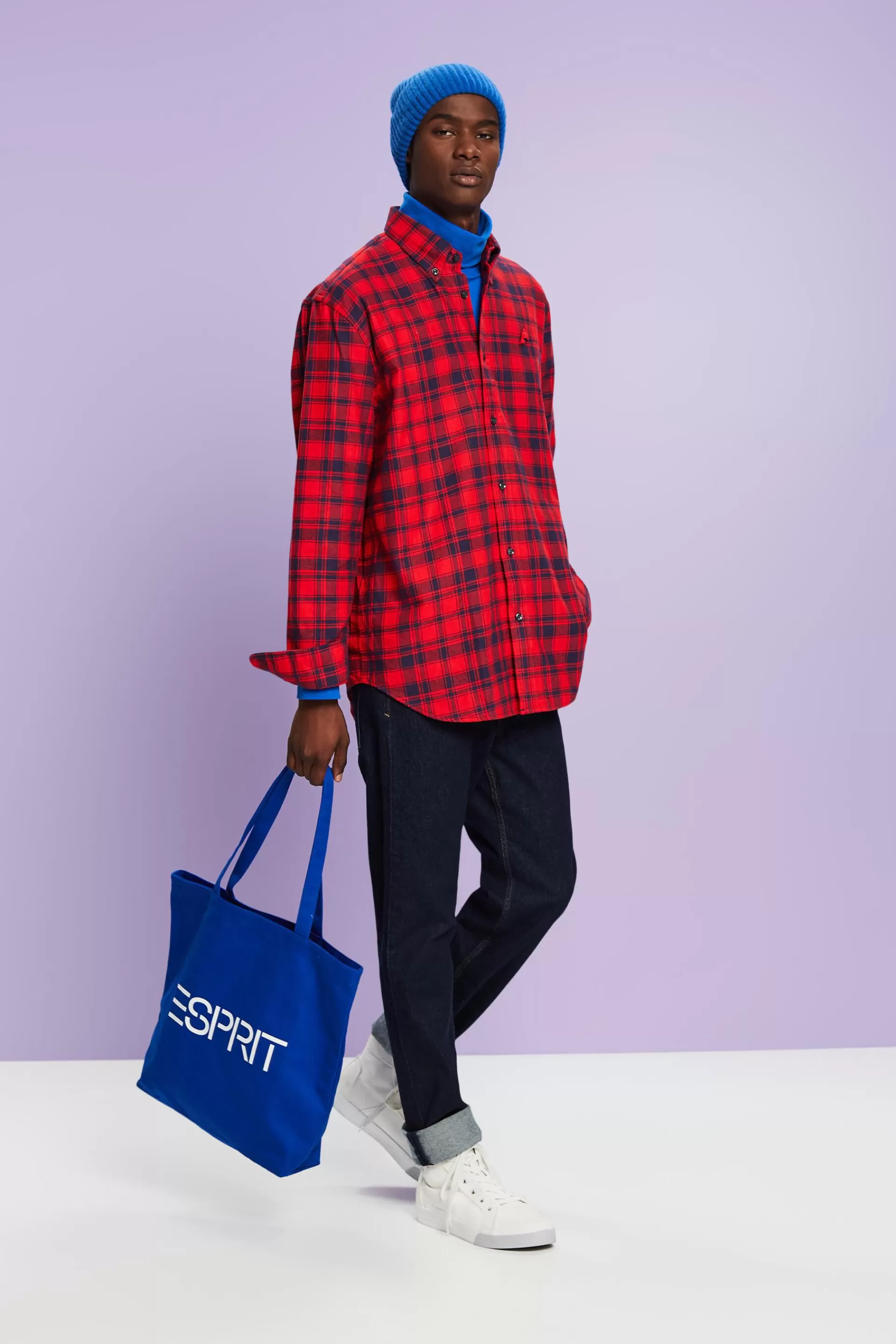 Kariertes Flanellhemd-ESPRIT Shop