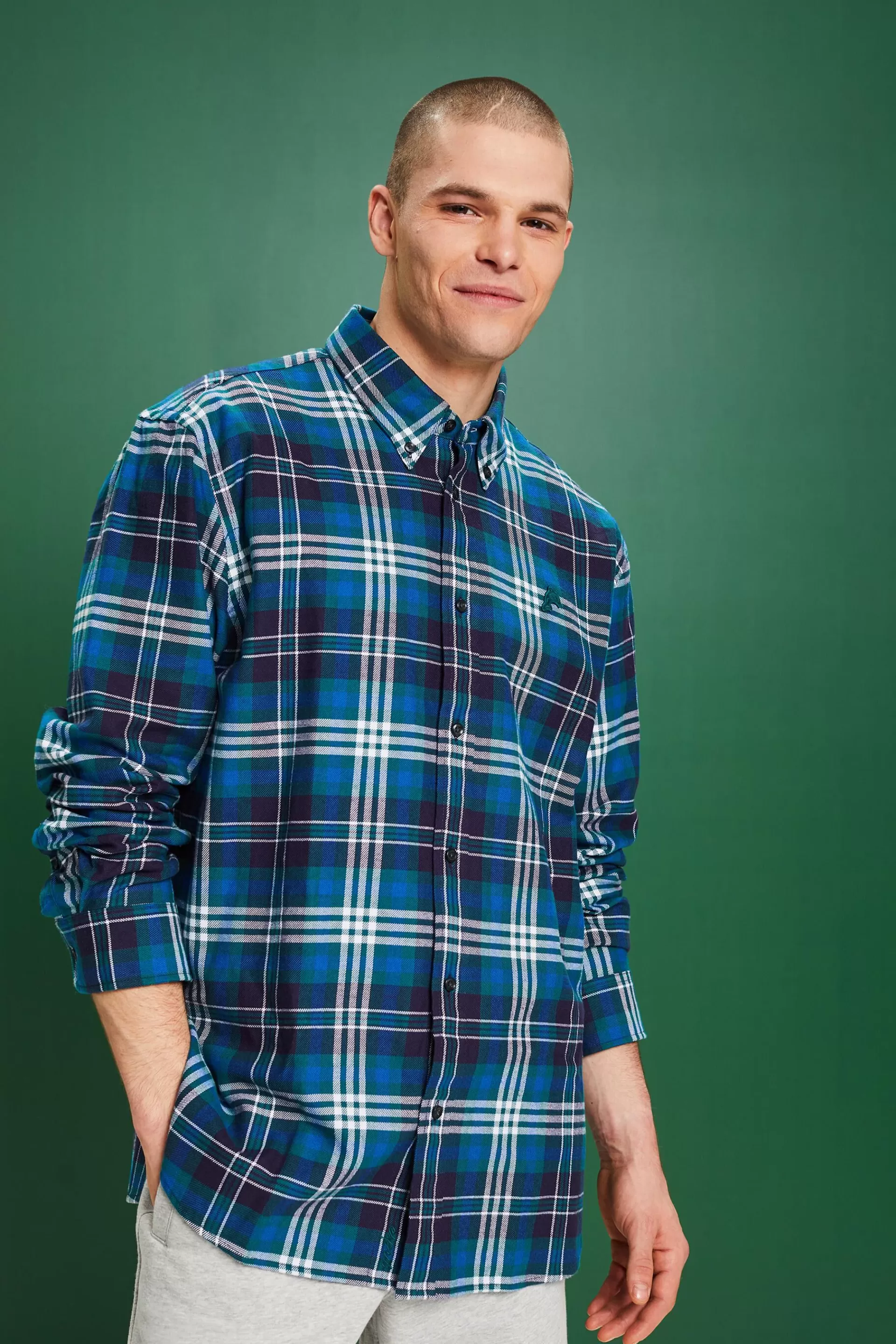 Kariertes Flanellhemd-ESPRIT New