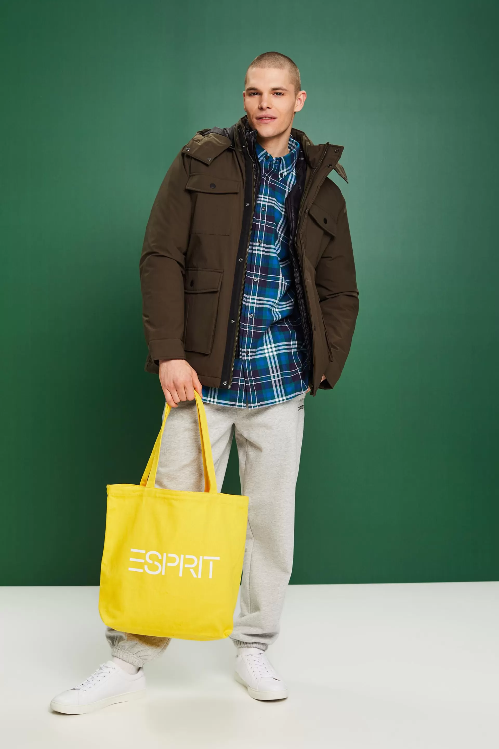 Kariertes Flanellhemd-ESPRIT New