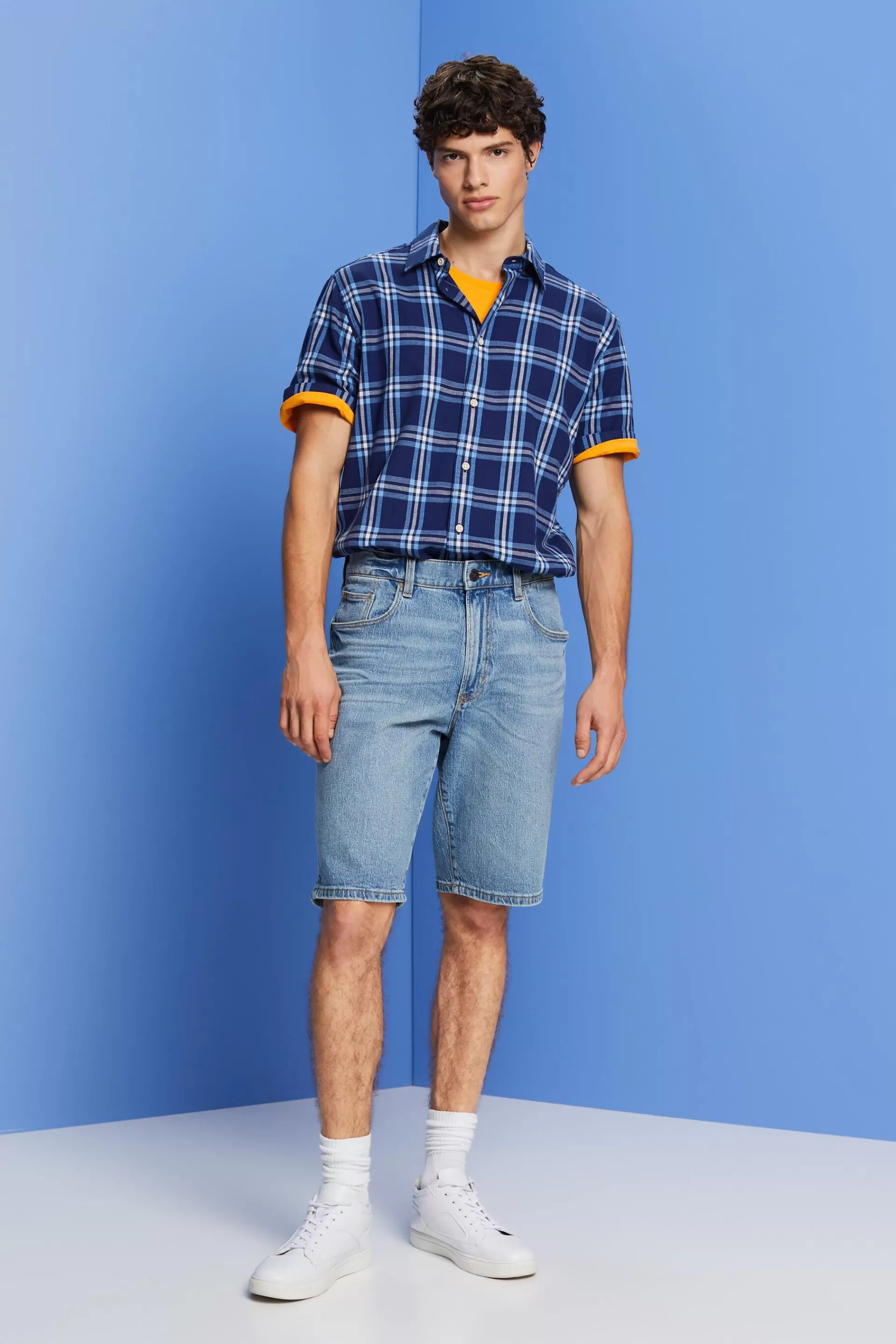 Karo-Kurzarmhemd-ESPRIT Fashion